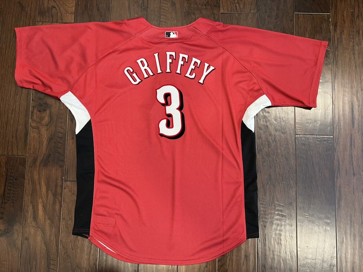 Mitchell & Ness Mitchell & Ness Cincinnati Reds Ken Griffey Jr. BP Jersey Size US L / EU 52-54 / 3 - 2 Thumbnail