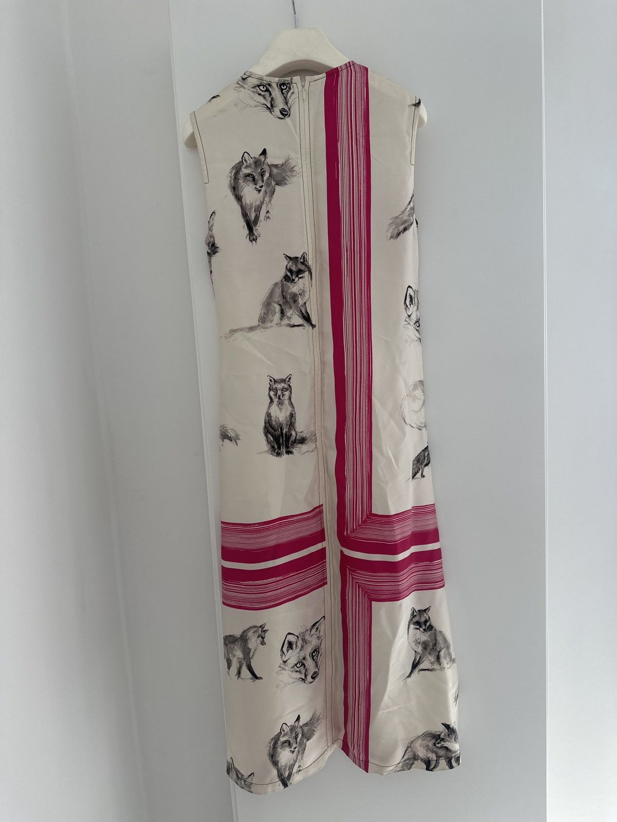Celine Celine Phoebe Philo 2015 Fox Print Dress Size S / US 4 / IT 40 - 5 Thumbnail