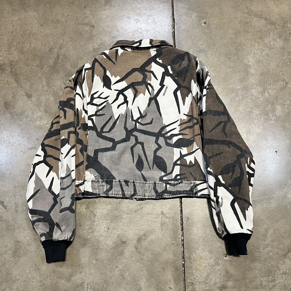 Vintage Vintage 90s Cropped Workwear Jacket Camo Utility Boxy USA Size US XL / EU 56 / 4 - 6 Thumbnail