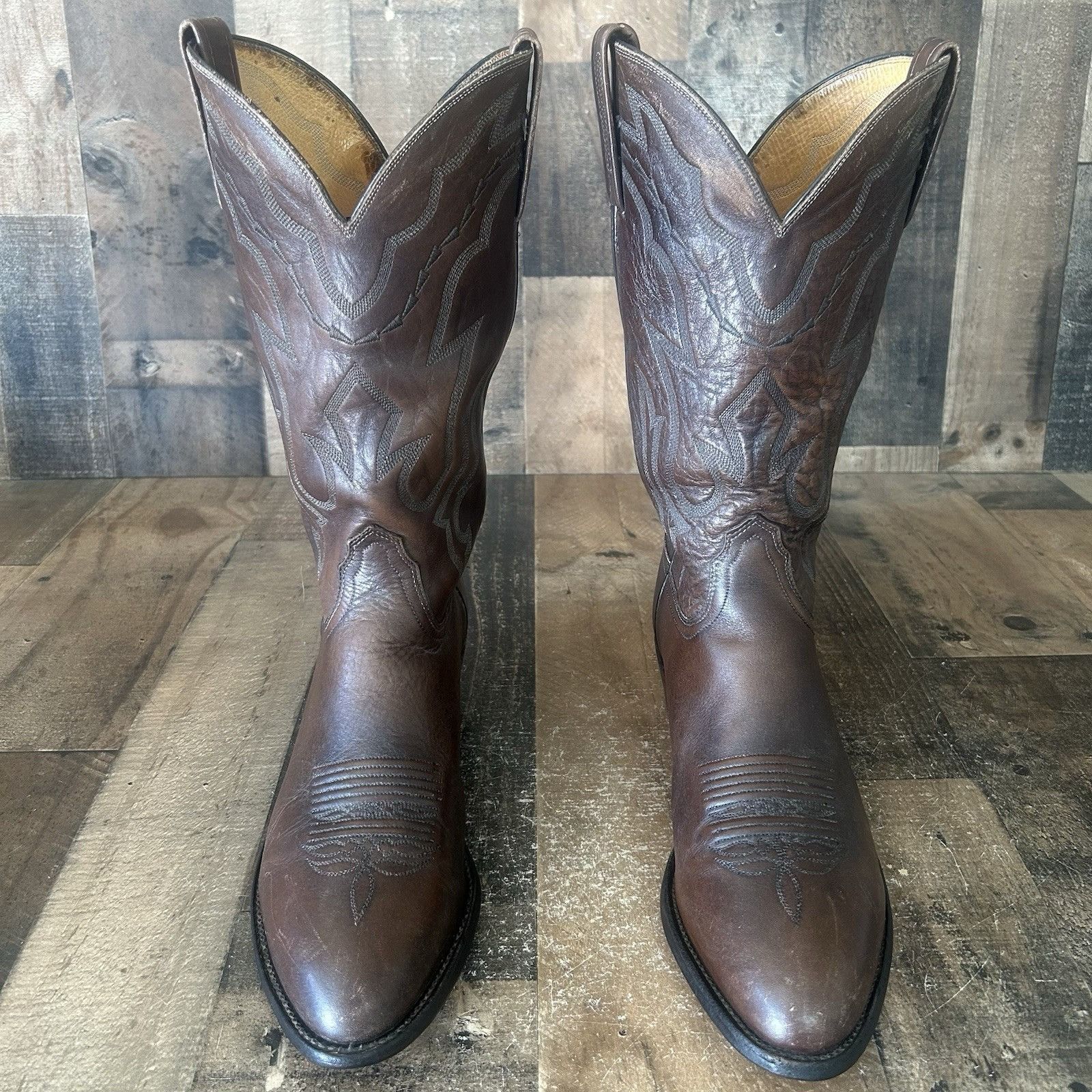 Lucchese Lucchese 2000 Vintage T3099R4 Cowboy Boots Mens 10.5 EE Size US 10.5 / EU 43-44 - 3 Thumbnail
