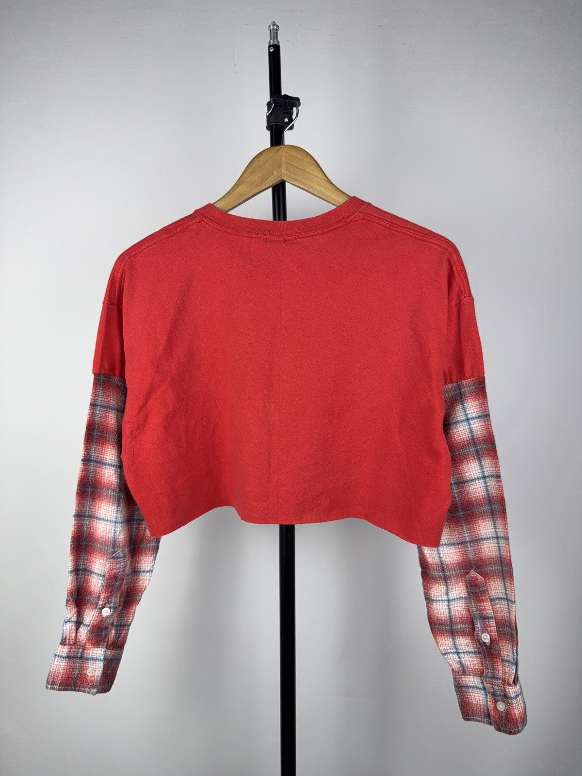 MLB MLB 2008 Phillies Champions Crop Top Flannel Sleeve Tee Size S / US 4 / IT 40 - 9 Thumbnail