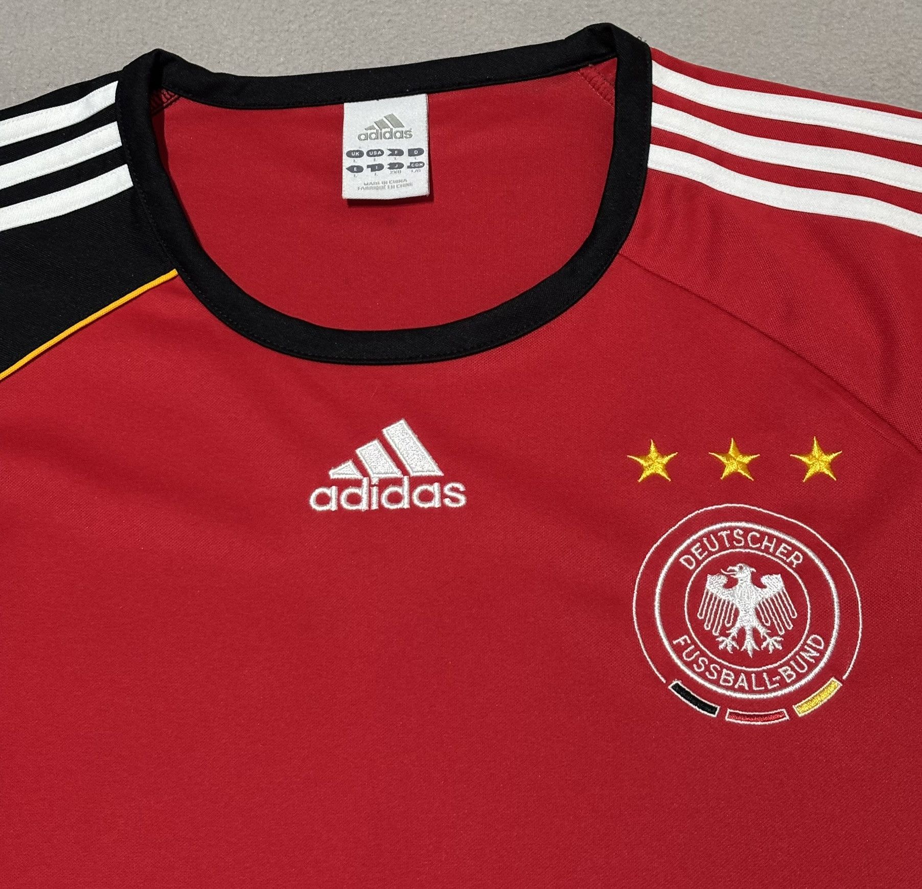 Adidas Germany 2006 Adidas Football Jersey Size L Size US L / EU 52-54 / 3 - 9 Thumbnail