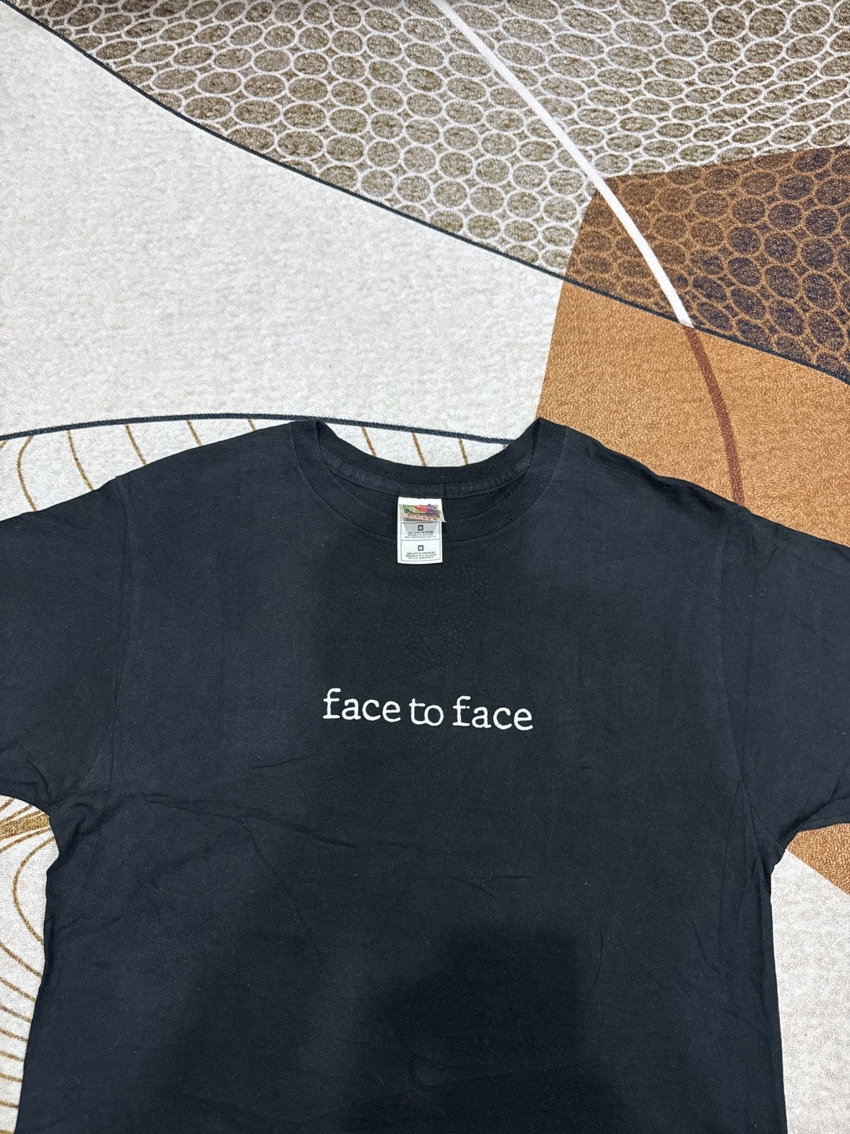 Vintage FACE TO FACE - NO AUTHORITY 1992 TOUR SHIRT Size US M / EU 48-50 / 2 - 3 Thumbnail