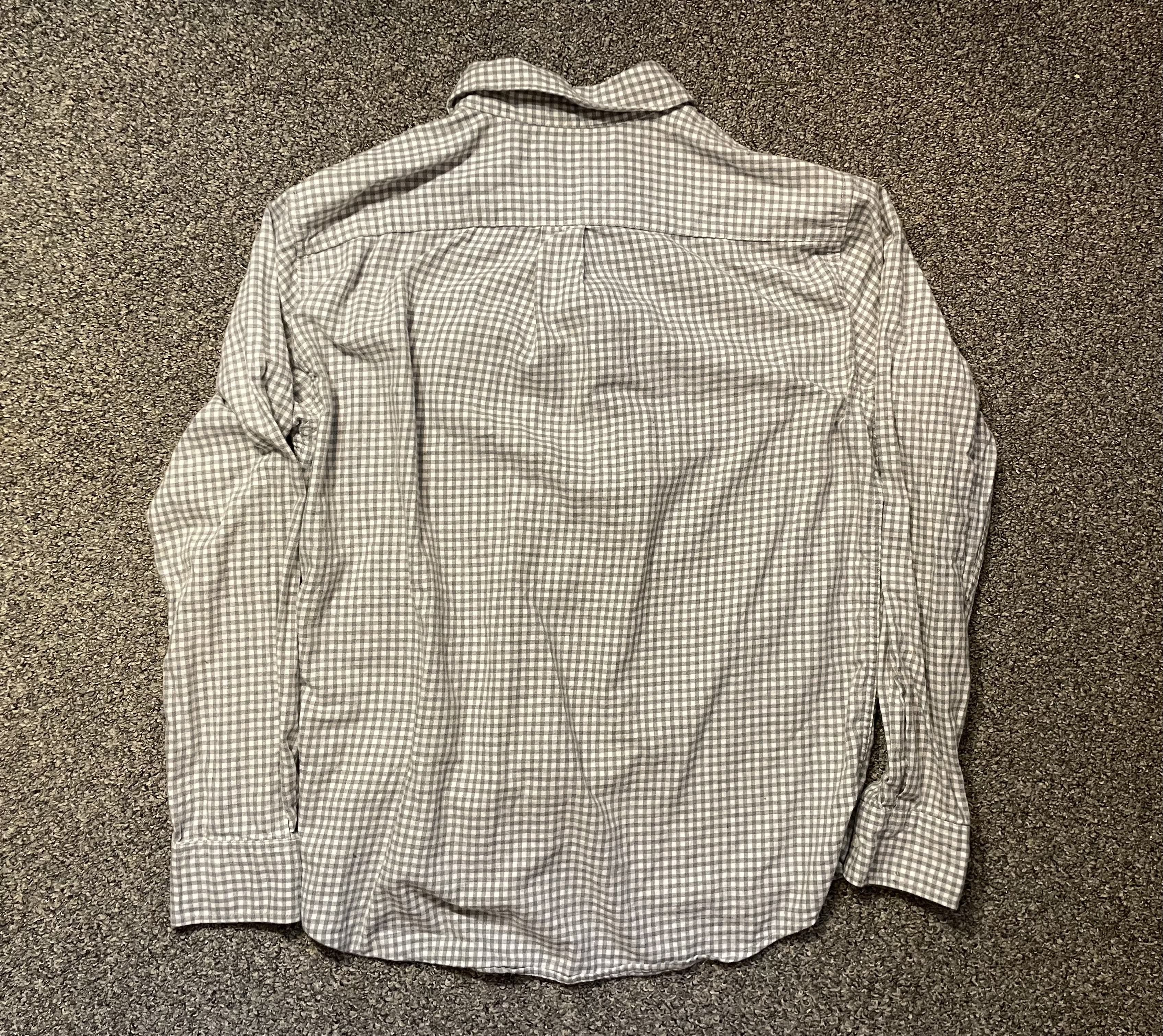 Uniqlo Uniqlo Grey and White Check Flannel Size US M / EU 48-50 / 2 - 3 Thumbnail