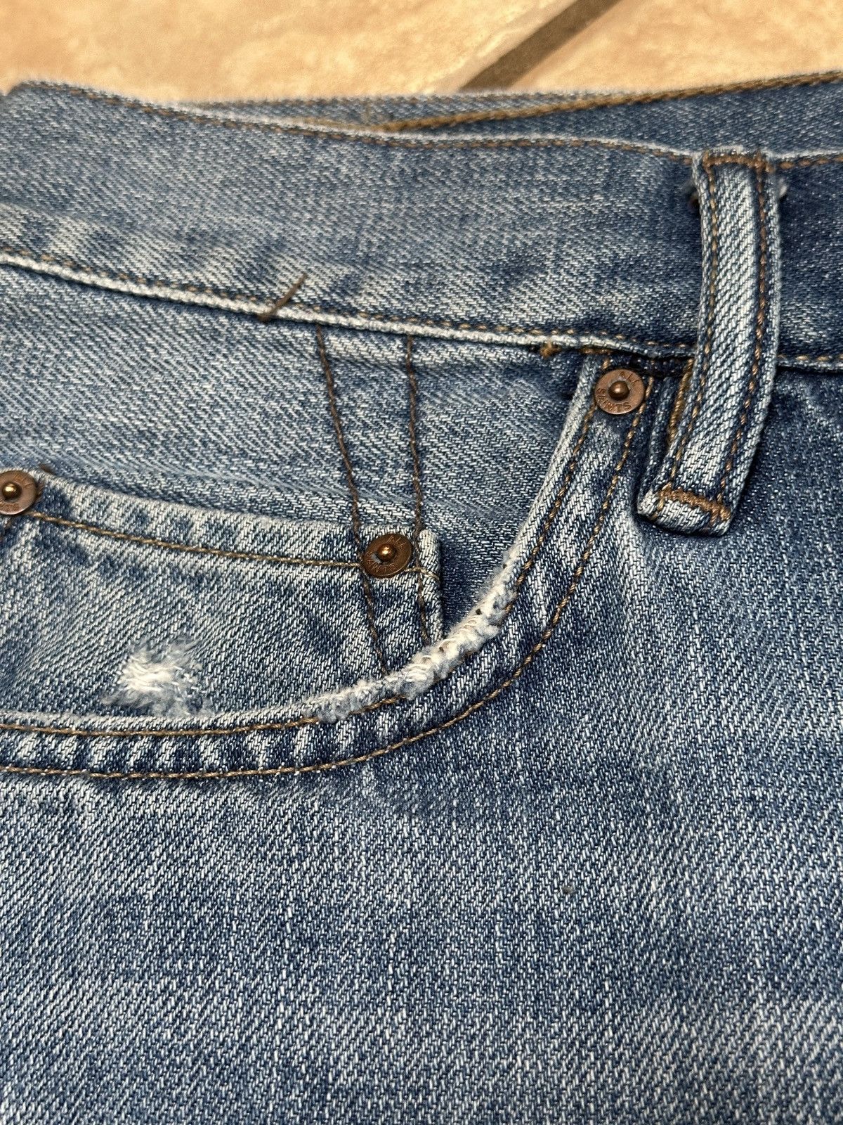 Allsaints AllSaints Cigarette blue Jeans - Size 33 Size US 33 - 4 Thumbnail
