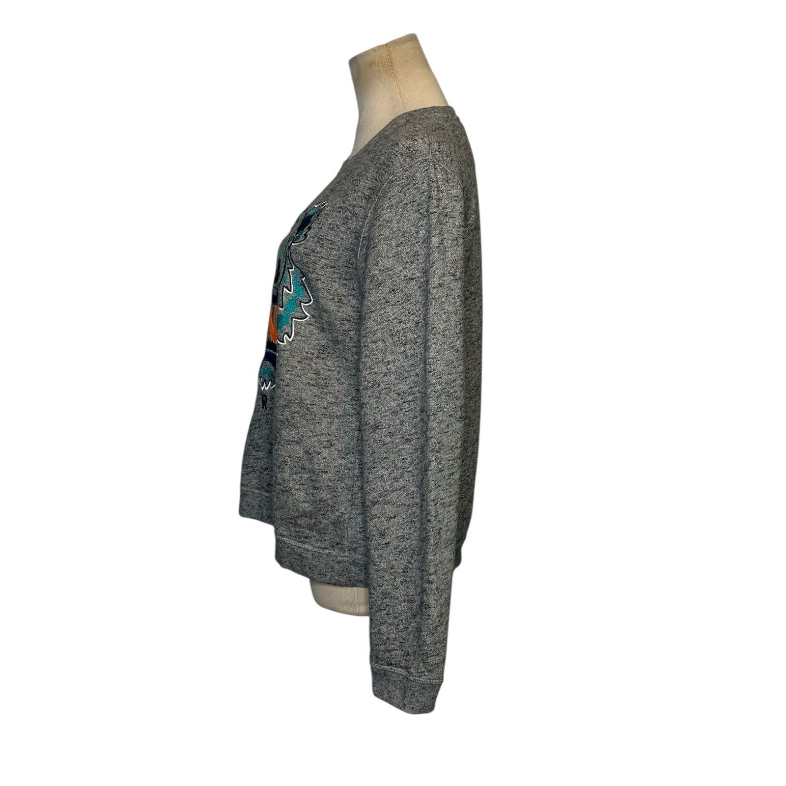 Kenzo KENZO Blue Tiger Logo Embroidery Sweatshirt Size Large Size L / US 10 / IT 46 - 16 Thumbnail
