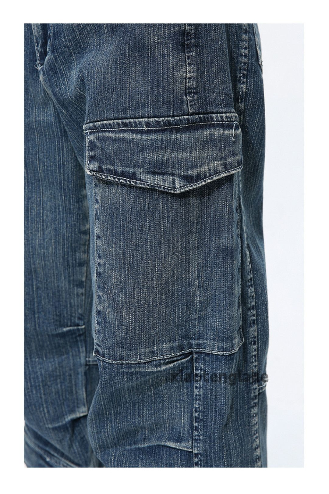 Jean × Vintage washed faded loose baggy skate outdoor cargo jeans Size US 32 / EU 48 - 6 Thumbnail
