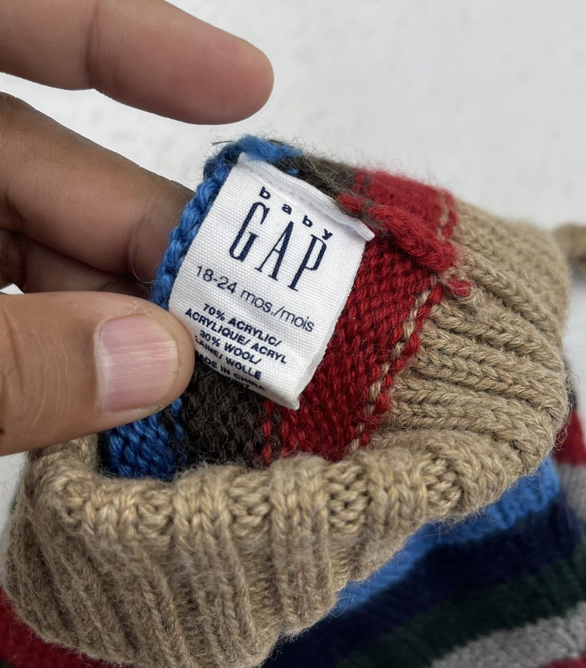 Gap × Japanese Brand multicolour gap beanie hat tc33 Size ONE SIZE - 6 Thumbnail