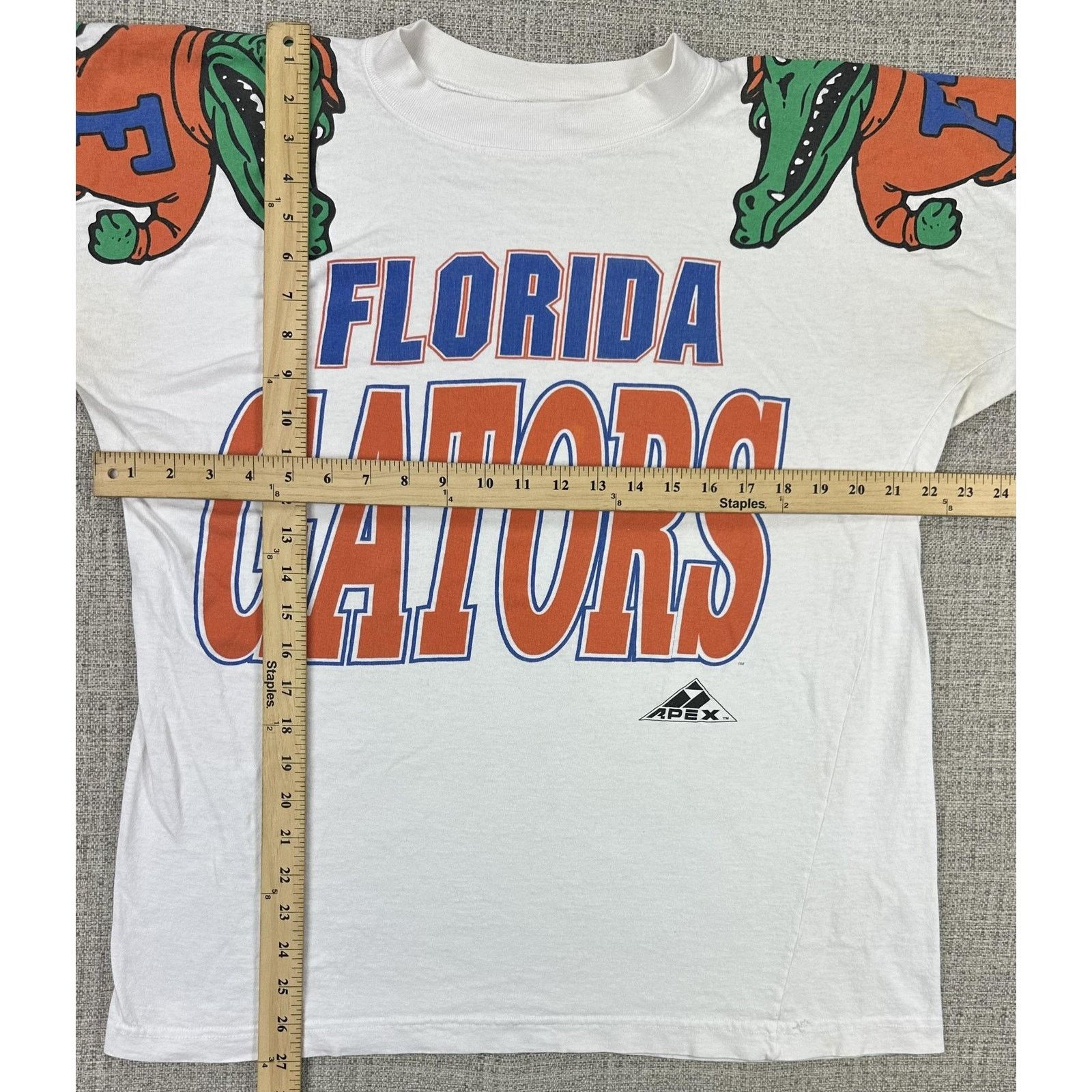 Apex One Florida Gators Shirt Mens L AOP Print Sleeves 90s Apex One Size US XL / EU 56 / 4 - 3 Thumbnail