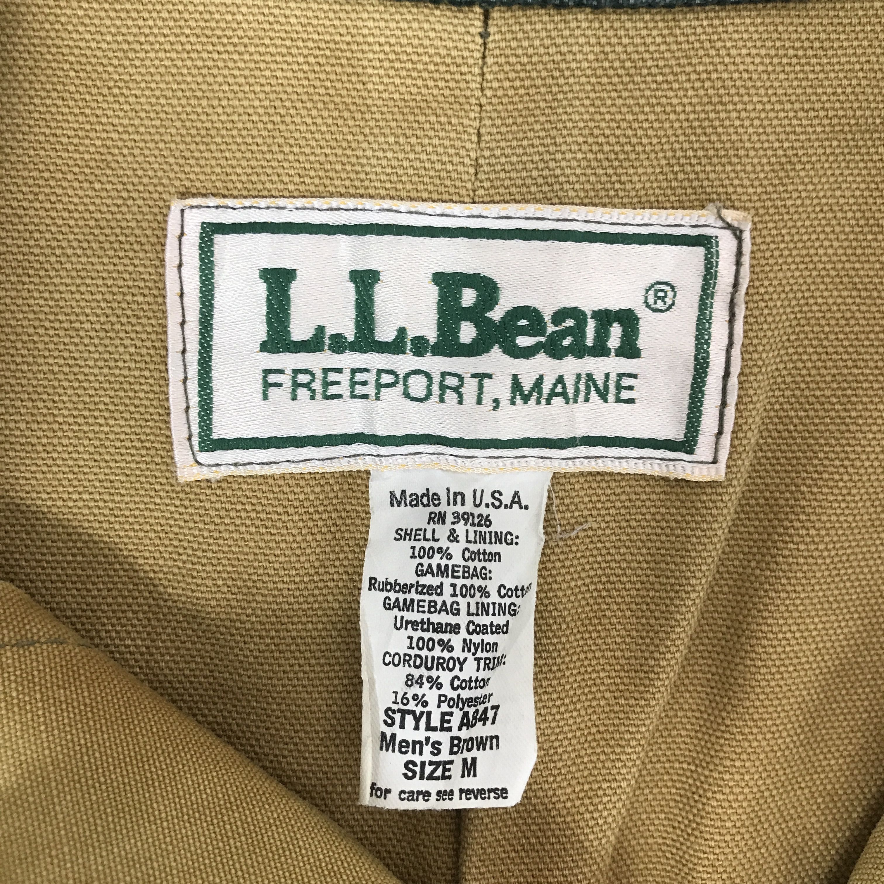 L.L. Bean Vintage LL Bean freeport,maine Button Chore Faded jacket Size US M / EU 48-50 / 2 - 8 Thumbnail