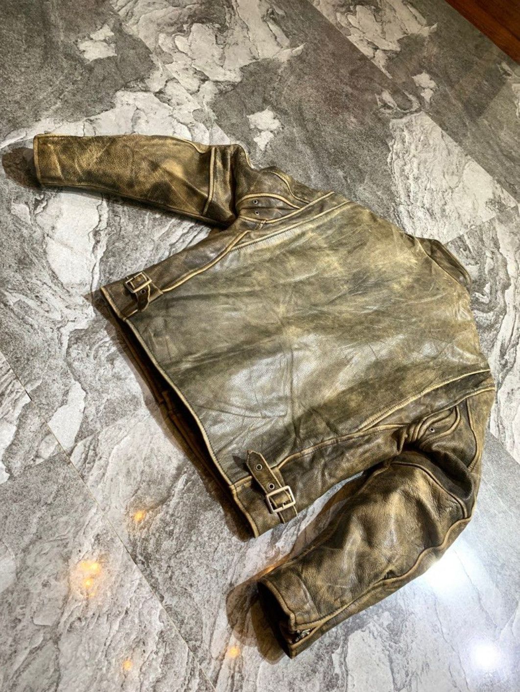 Vintage Freedom Motorcycle Patina Leather Jacket | Grailed