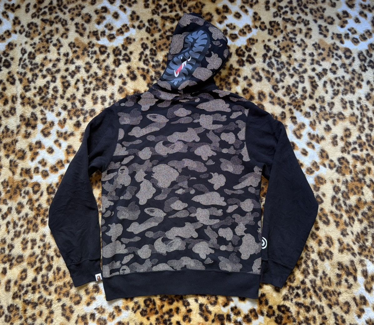 Bape Reflector Camo Shark Full Zip Hoodie Size US XL / EU 56 / 4 - 2 Thumbnail