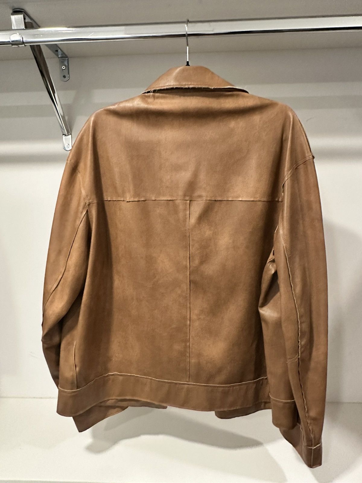 Zara Zara Faux Leather Shirt Jacket Size US M / EU 48-50 / 2 - 9 Thumbnail