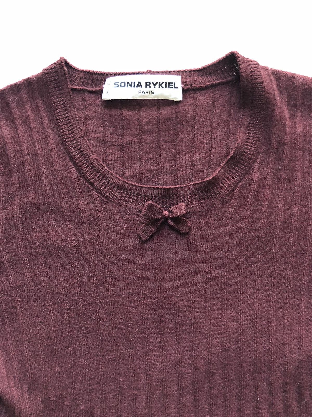Sonia Rykiel Sonia Rykiel luxury minimalistic Mob Wife sweater Size XS / US 0-2 / IT 36-38 - 2 Thumbnail