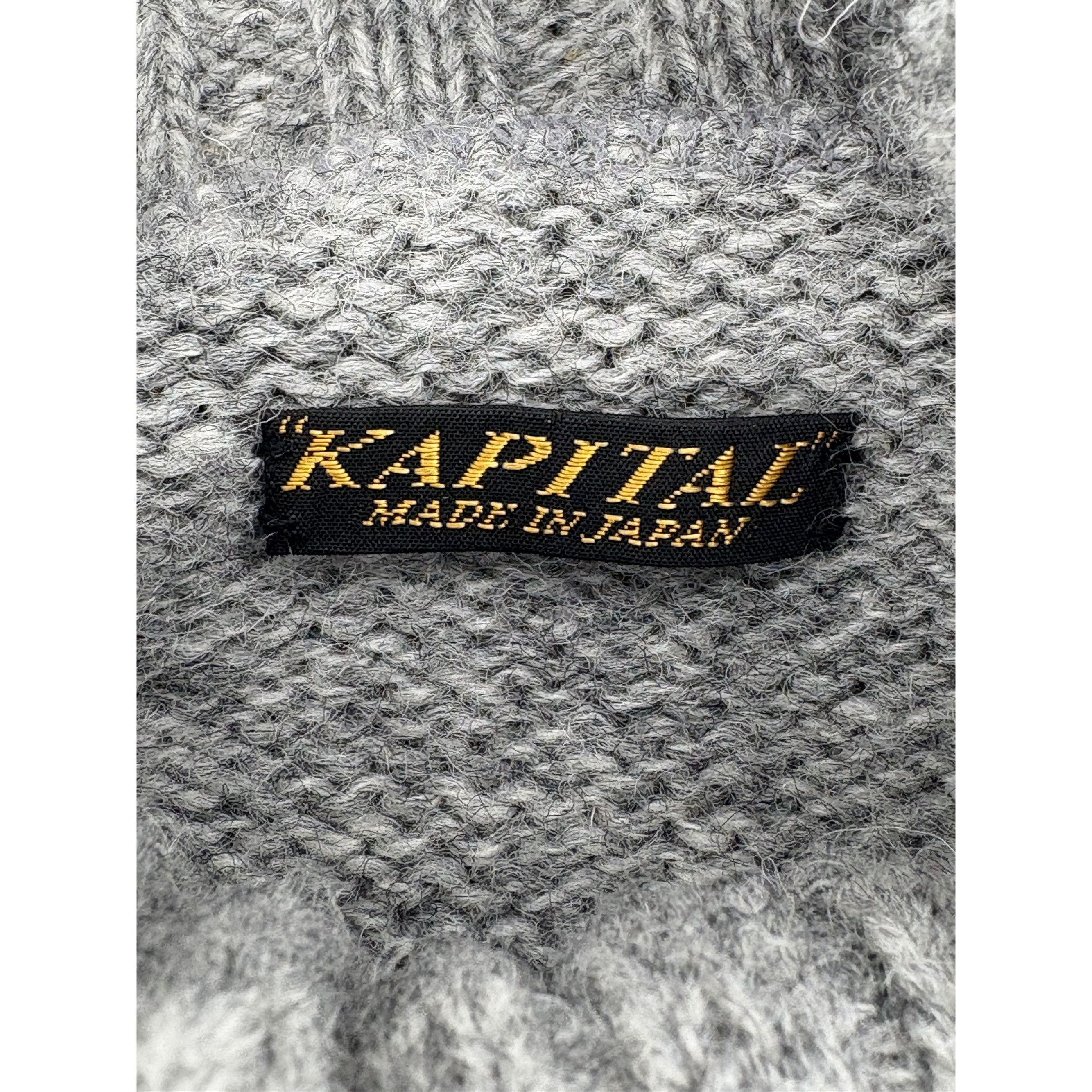 Kapital ♚ Kapital Wool 'Sewing Machine' Sweater ♚ Size US M / EU 48-50 / 2 - 5 Thumbnail