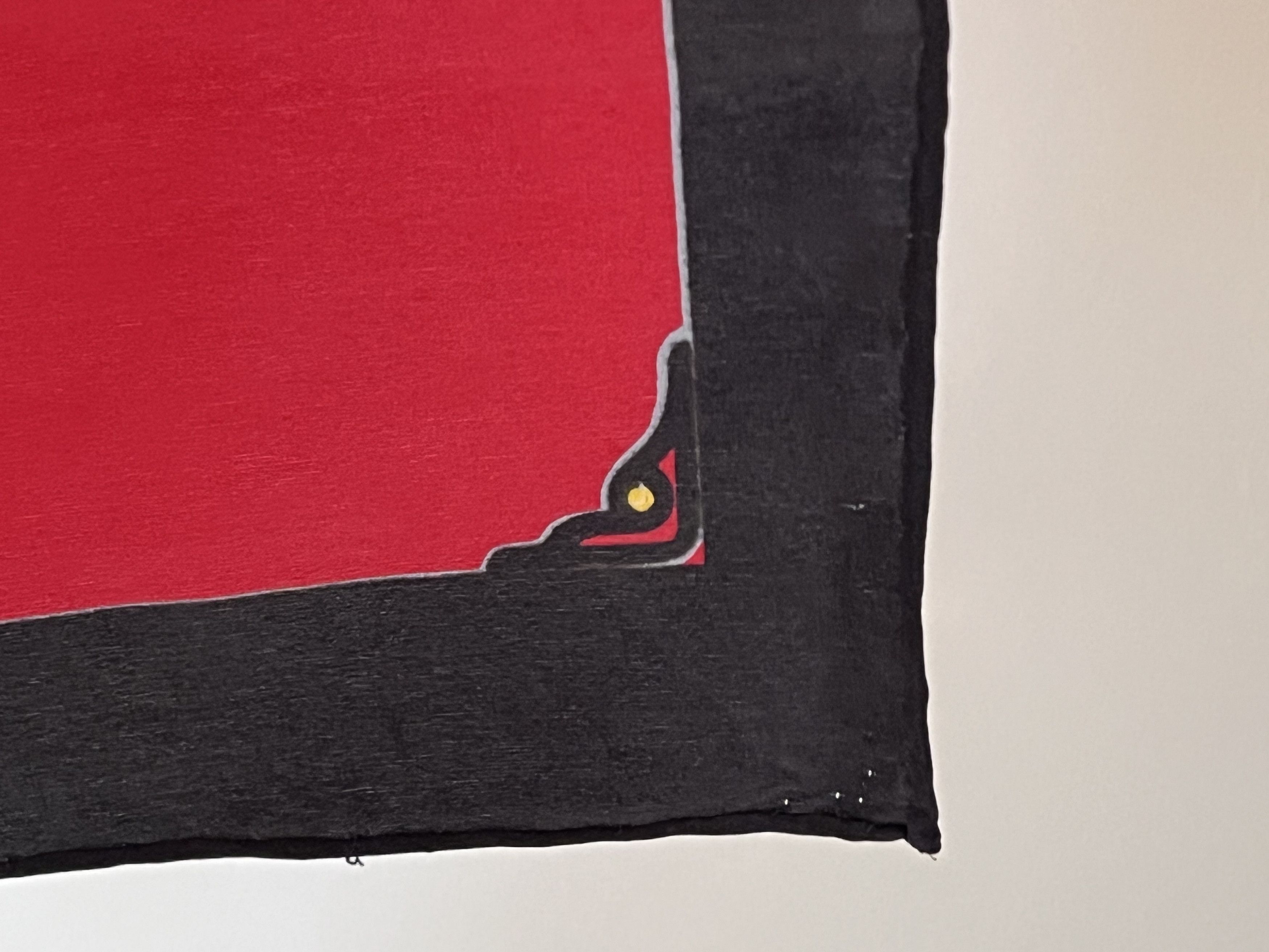 Cartier MUST DE CARTIER SILK SCARF RING PANTHERE RED BLACK AUTHENTIC Size ONE SIZE - 6 Thumbnail