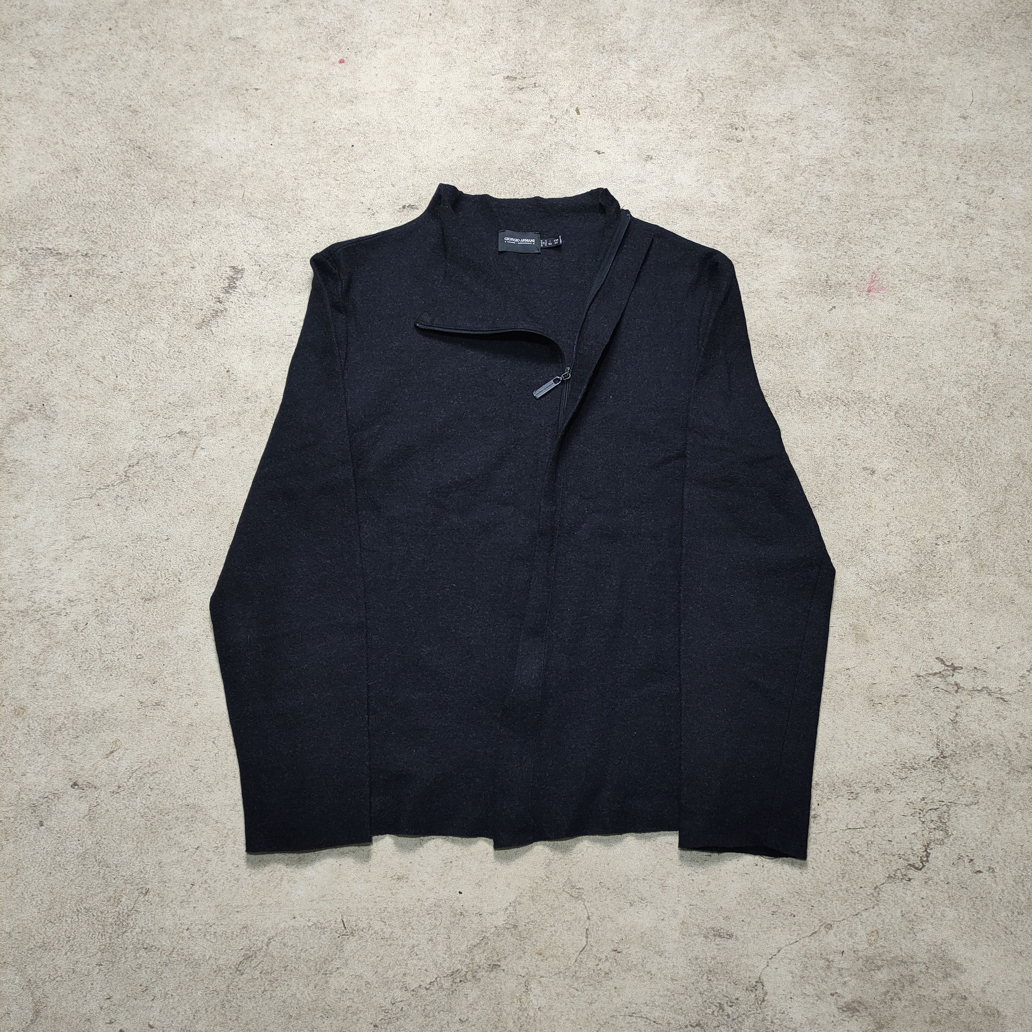 Giorgio Armani Giorgio Armani Asymmetric Wool Archive Jacket Size US M / EU 48-50 / 2 - 3 Thumbnail