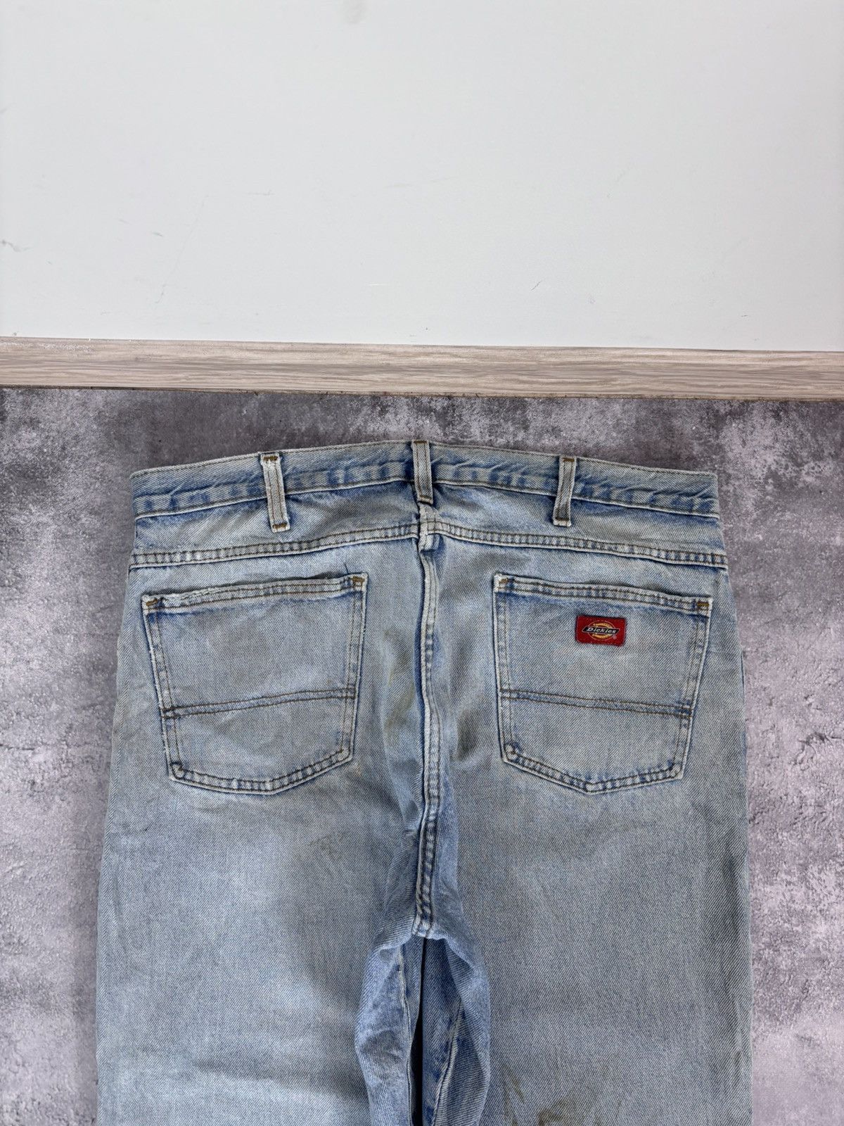 Dickies Dickies Men’s Denim Jeans Faded Light Blue Distressed Size US 38 / EU 54 - 6 Thumbnail