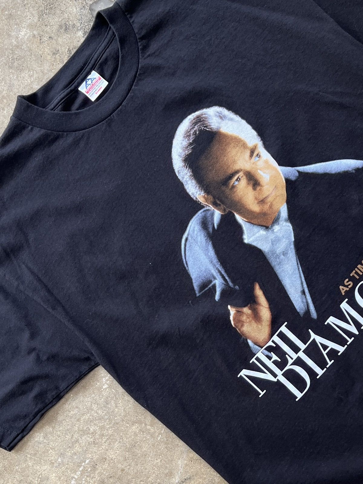 Band Tees Vintage 1998 Neil Diamond As Time Goes By Tour Tee XL Size US XL / EU 56 / 4 - 1 Thumbnail