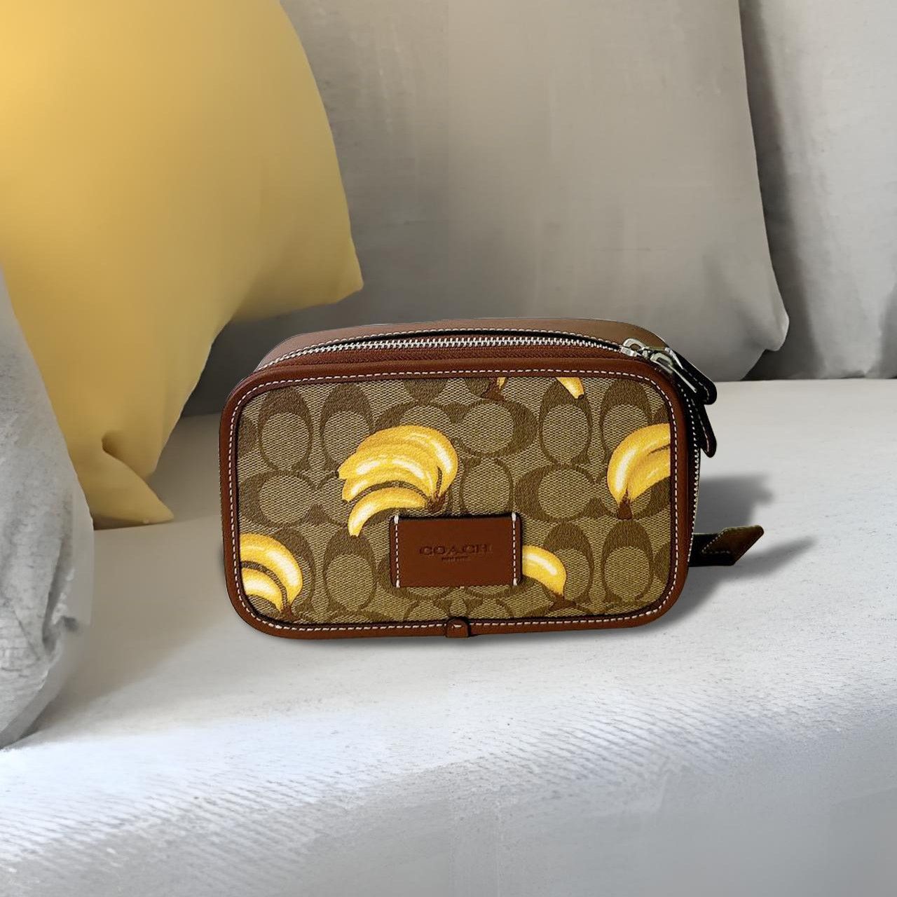 Coach Coach CR185 Wyatt Belt Bag In Signature Canvas Banana Print Size ONE SIZE - 3 Thumbnail
