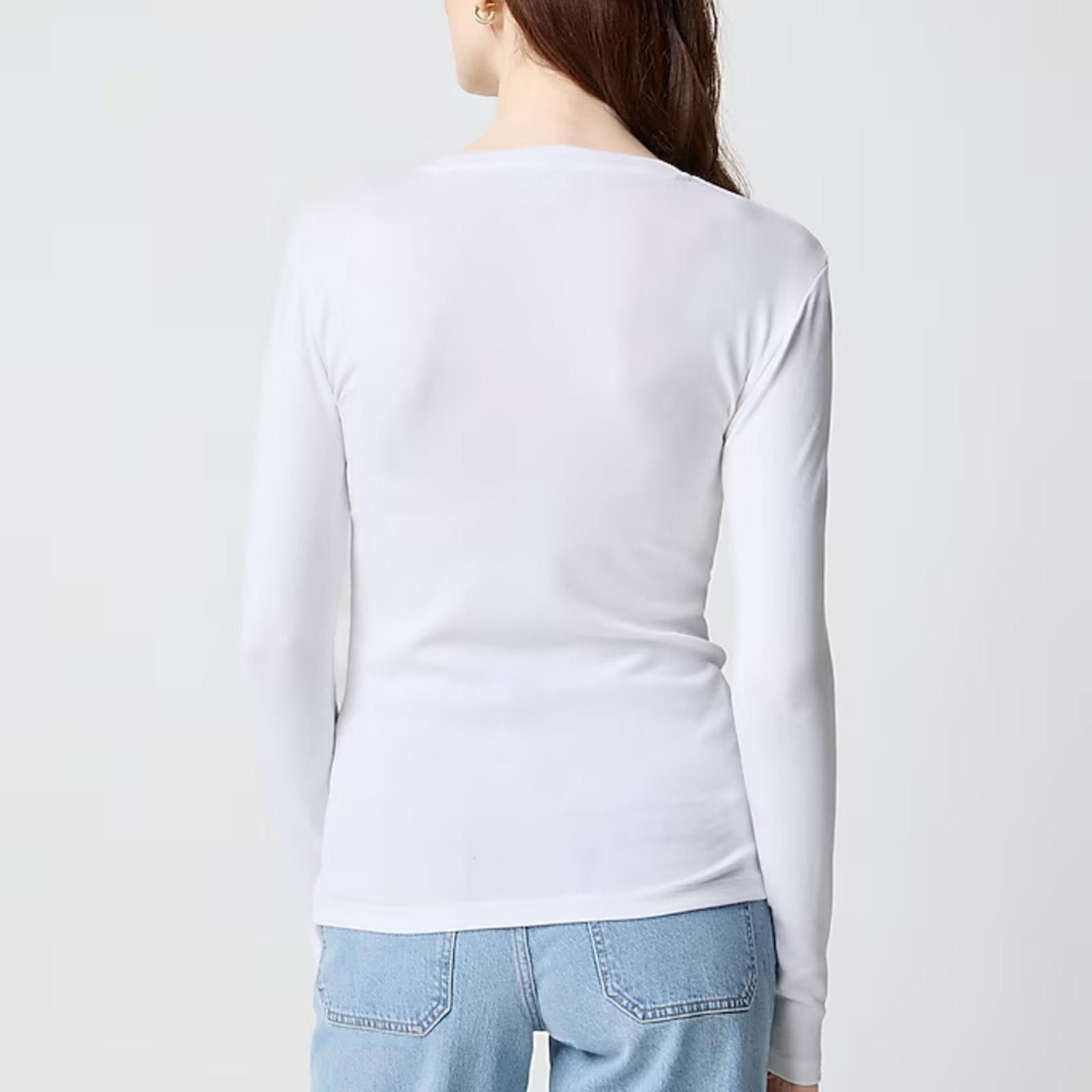 J.Crew J Crew Long-sleeve everyday tee Size L / US 10 / IT 46 - 5 Thumbnail