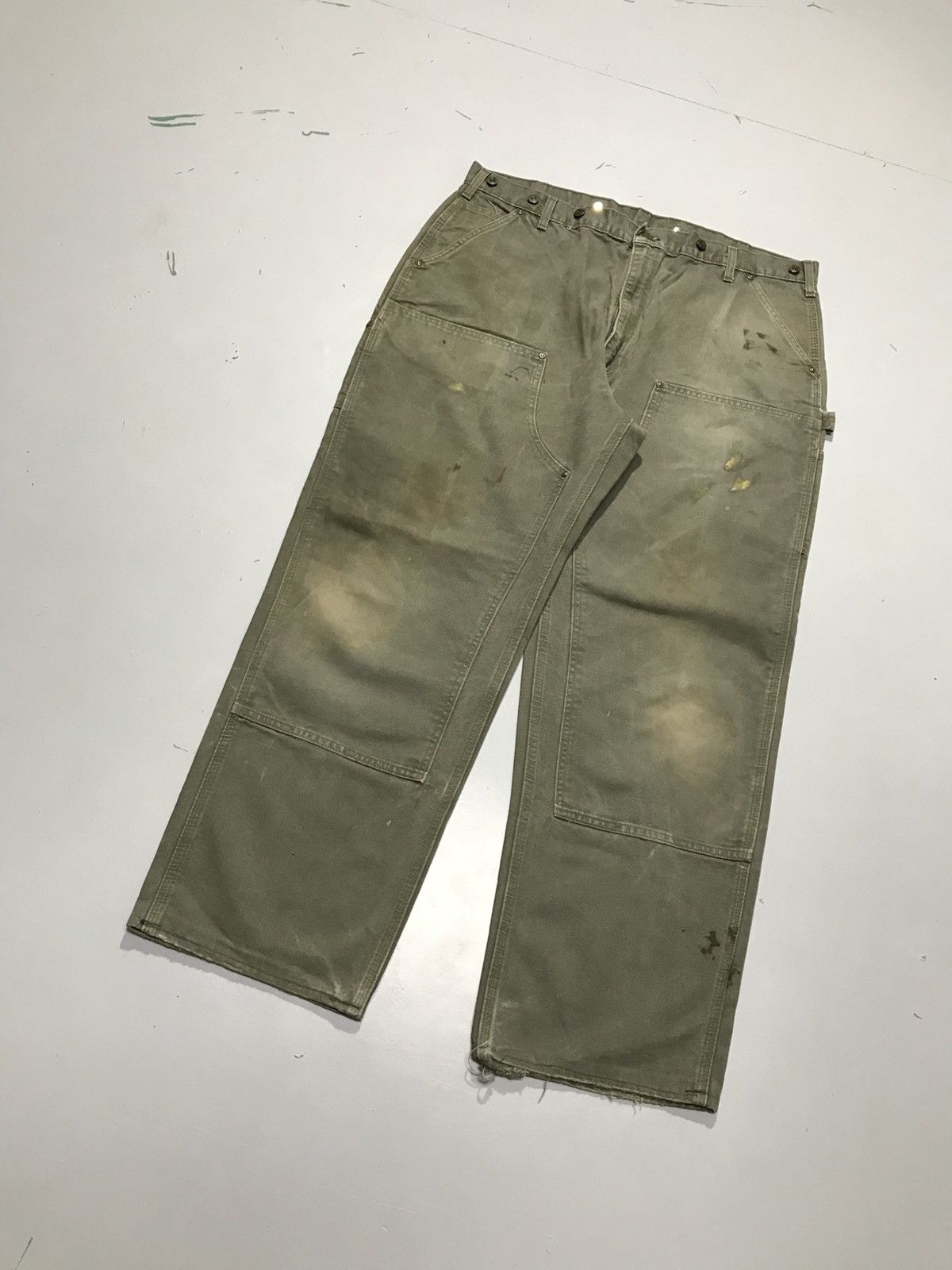 Carhartt Vintage carhartt B136 MOS carpenter denim Size US 42 / EU 58 - 3 Thumbnail