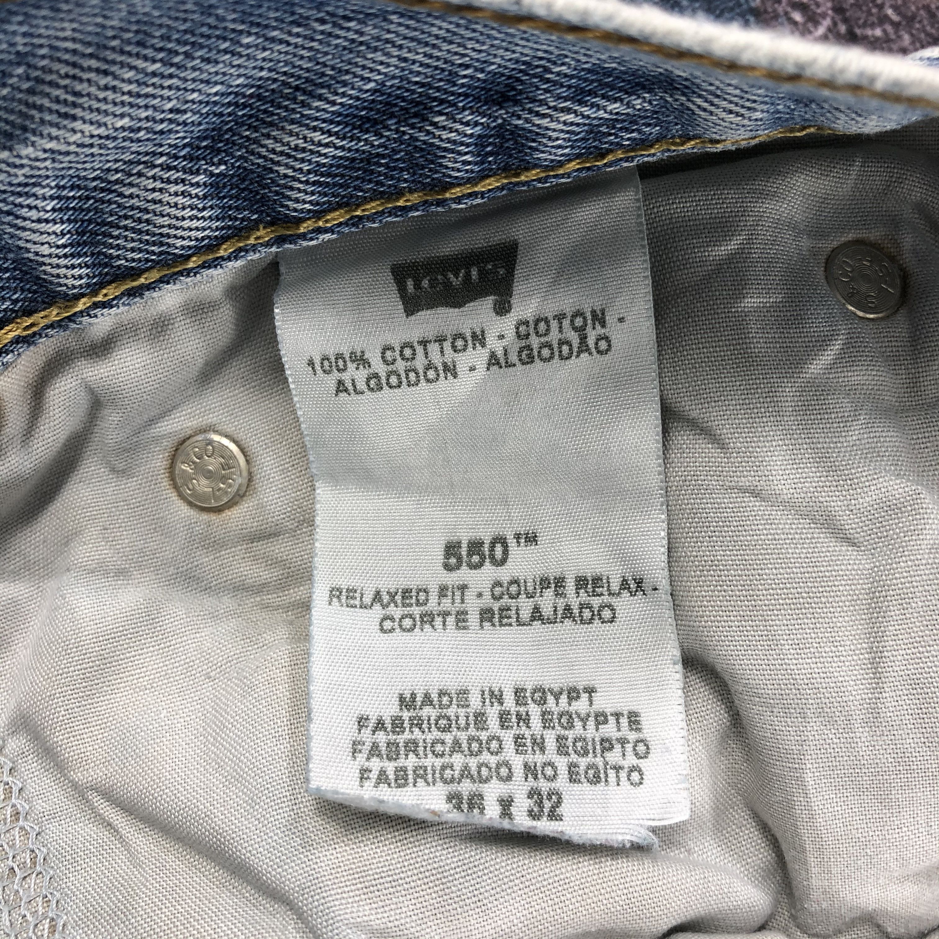 Levi's × Vintage Vintage Blue Wash Levis 550 Jeans-JM2461 Size US 36 / EU 52 - 15 Thumbnail
