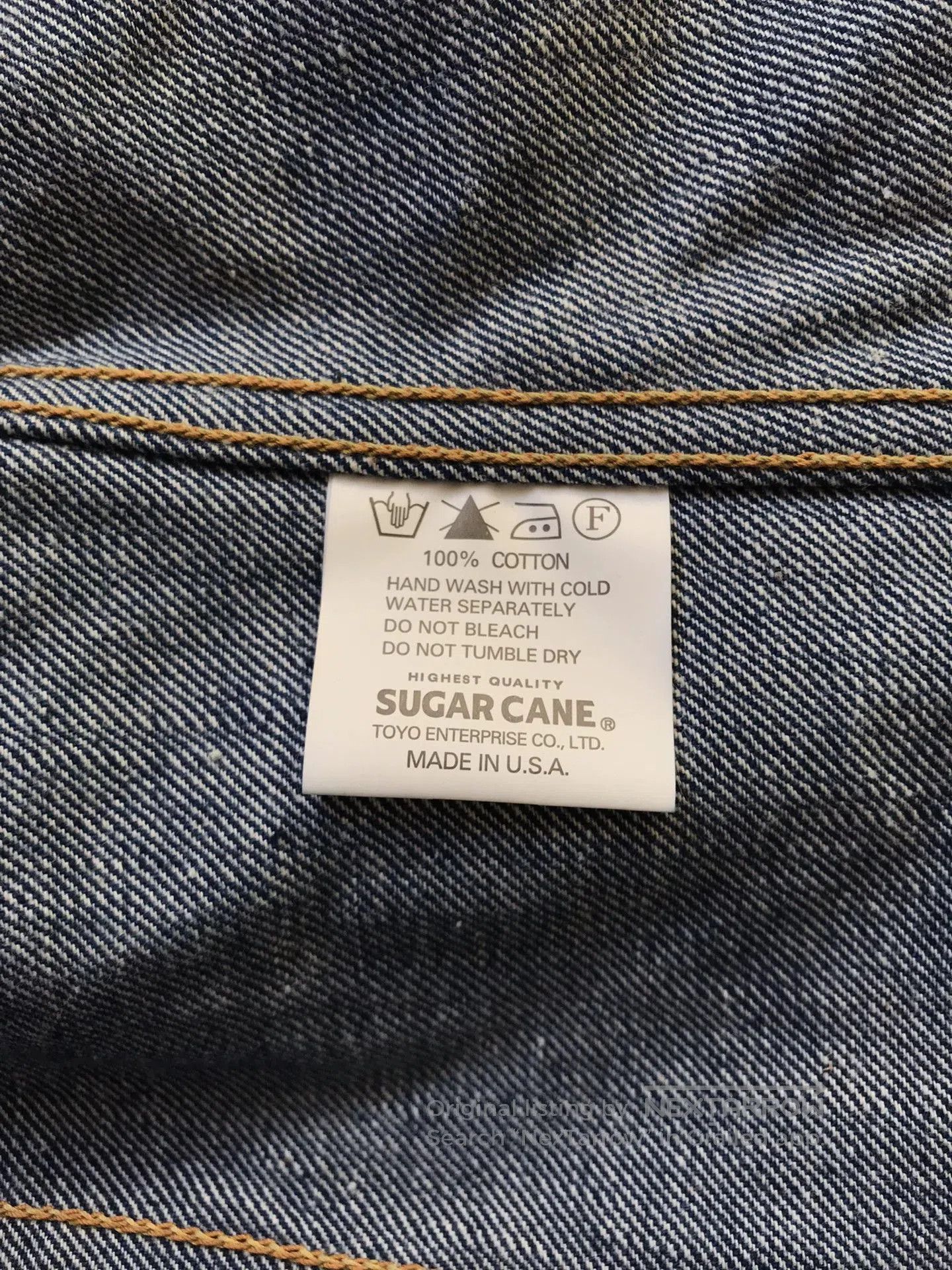 Mister Freedom Mister Freedom Natural Indigo Denim Jacket. Size US M / EU 48-50 / 2 - 9 Thumbnail