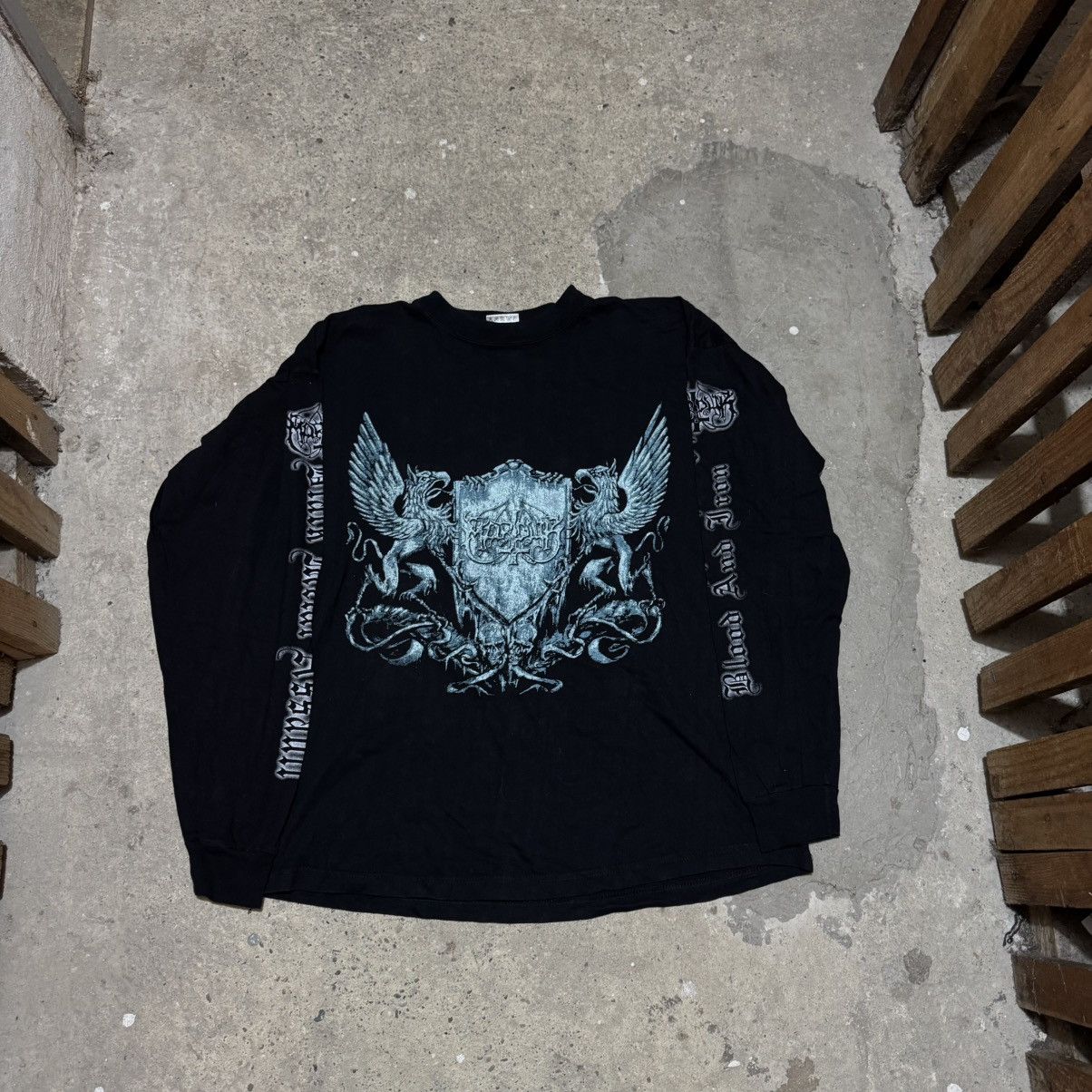 Band Tees × Vintage Vintage 90’s Marduk Metal Assault longsleeve Size US XL / EU 56 / 4 - 1 Thumbnail