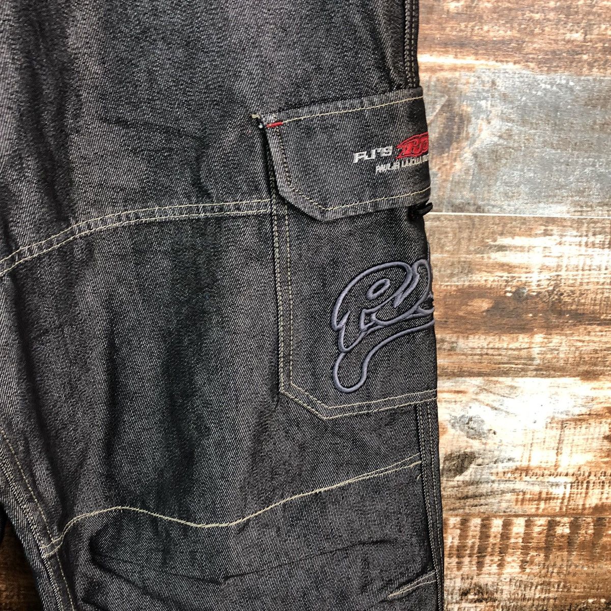 Chance The Rapper PJS Surf Black Cargo Multipocket utility Pants #A2523 Size US 34 / EU 50 - 10 Thumbnail