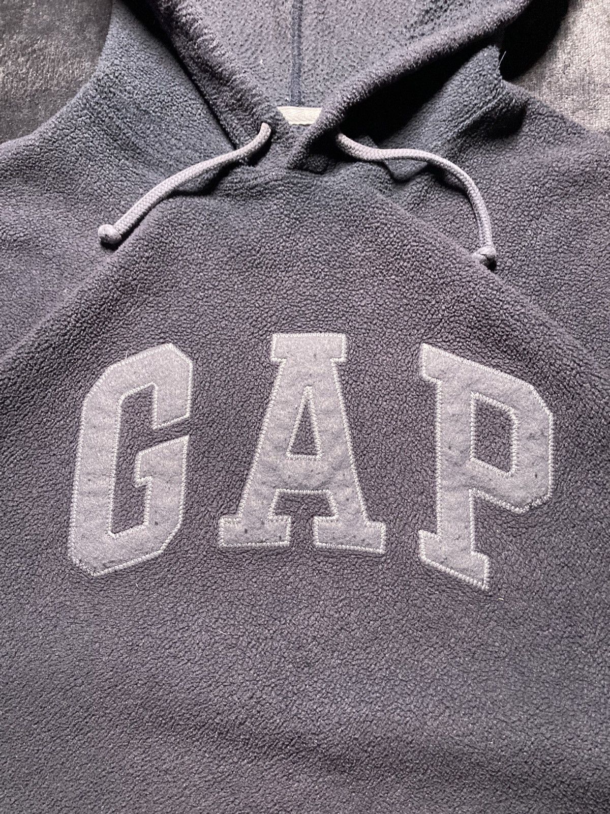 Gap × Vintage ⛩️ Gap Vintage fleece center logo Hoodie Y2K style baggy 90s Size US M / EU 48-50 / 2 - 3 Thumbnail