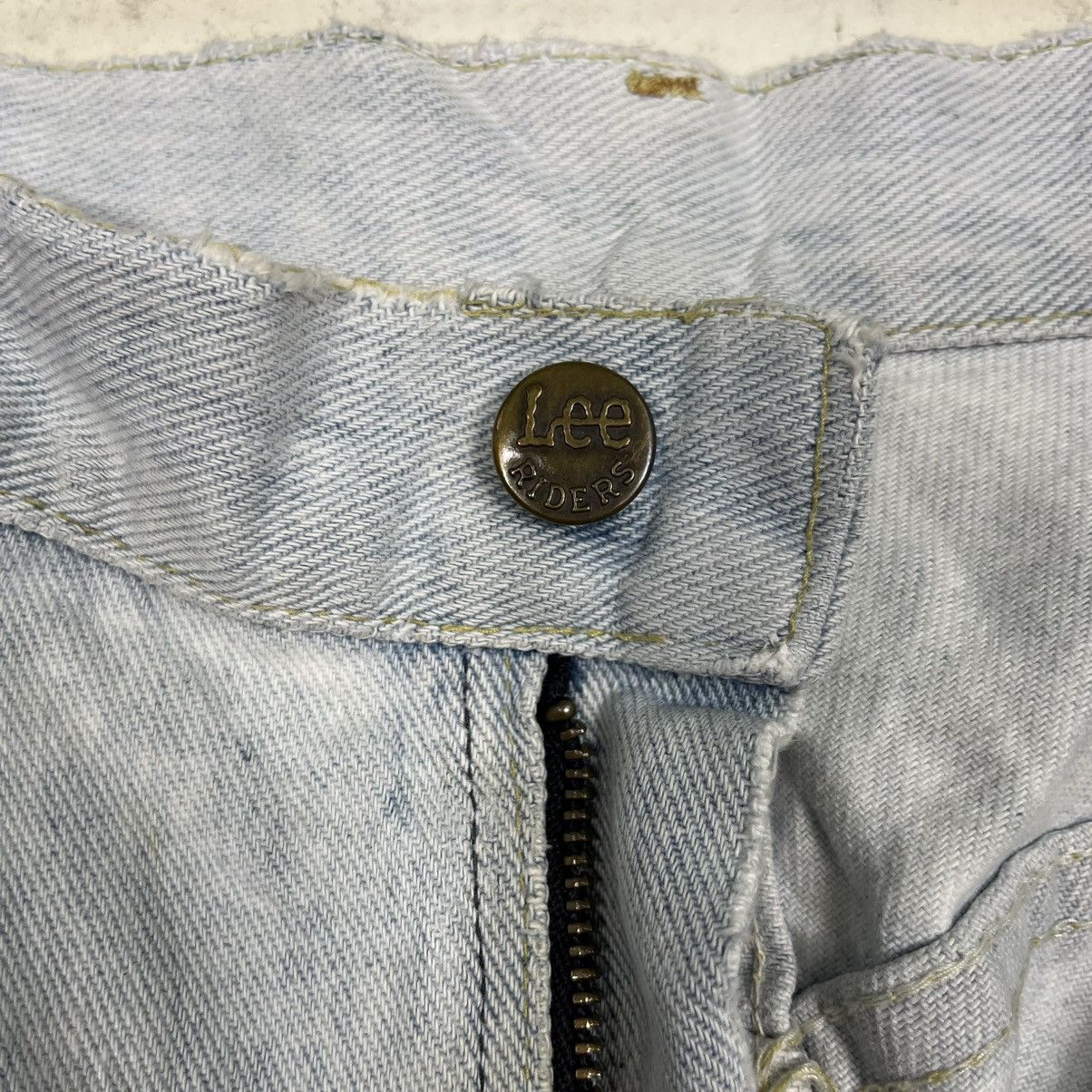 Lee Vintage Lee Sashiko Distressed Workwear Denim Jeans Size US 31 - 18 Thumbnail