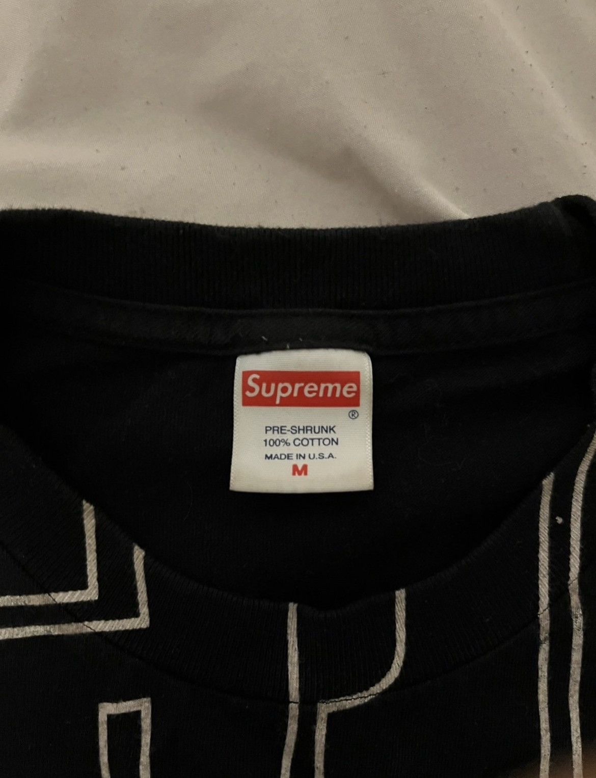 Supreme Supreme upside down tee black size Medium Size US M / EU 48-50 / 2 - 3 Thumbnail