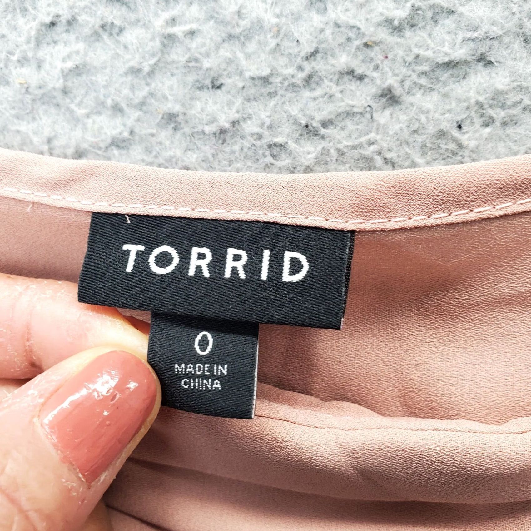 Torrid Torrid Womens Cami Top Pink Georgette Pleated 0 Size Spaghetti Strap Tank Casual Sleeveless Size XS / US 0-2 / IT 36-38 - 5 Thumbnail
