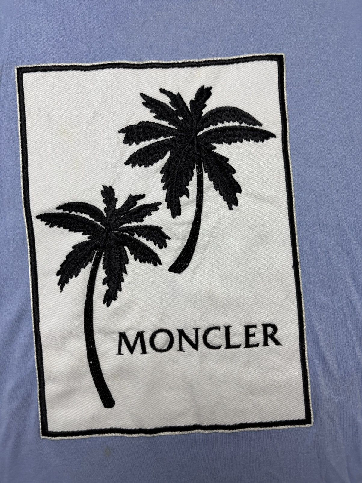 Moncler Moncler Palm Tree Embroidered T-Shirt Size XL / US 12-14 / IT 48-50 - 19 Thumbnail