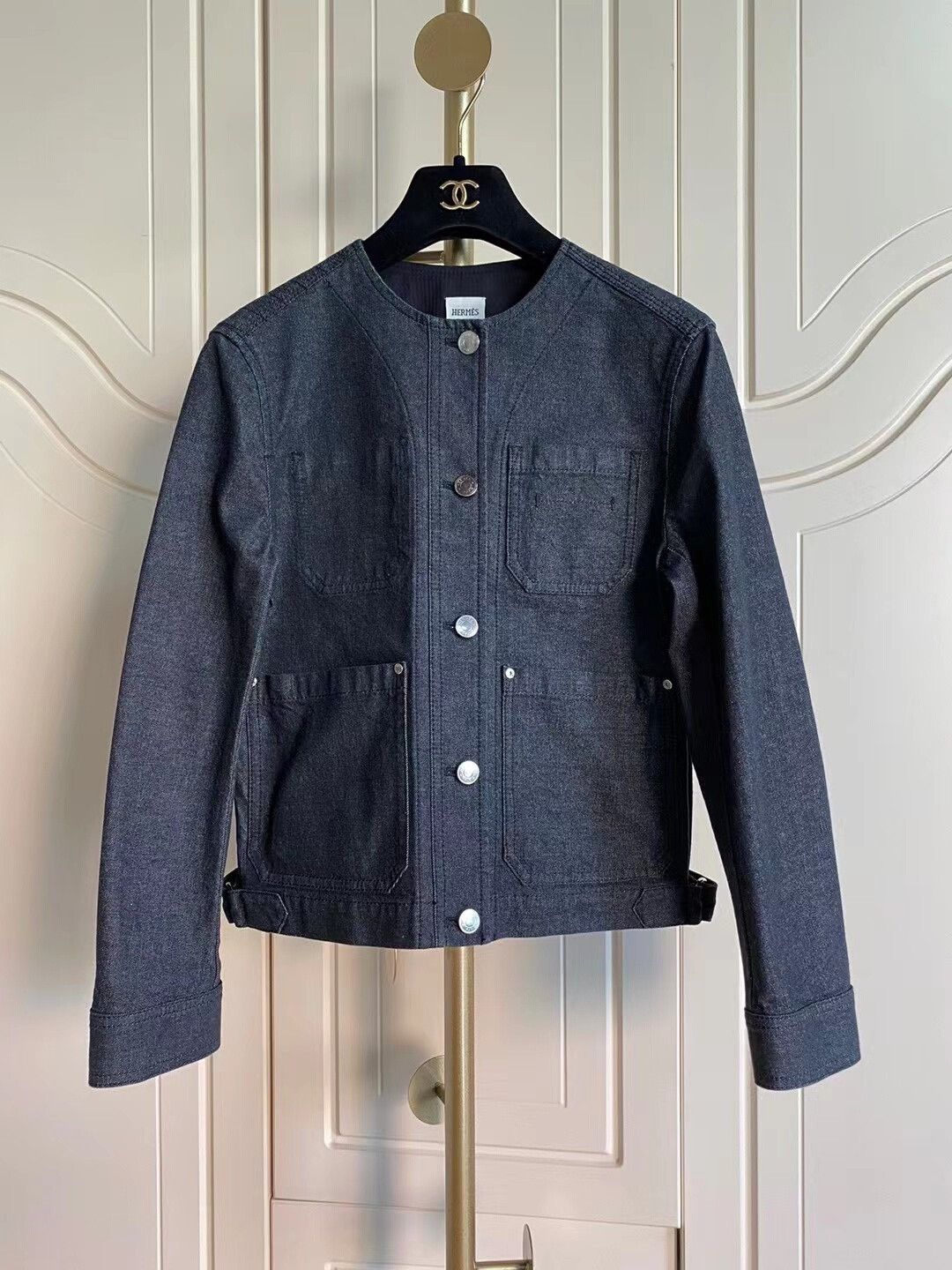 Hermes New Denim Jacket Size 36