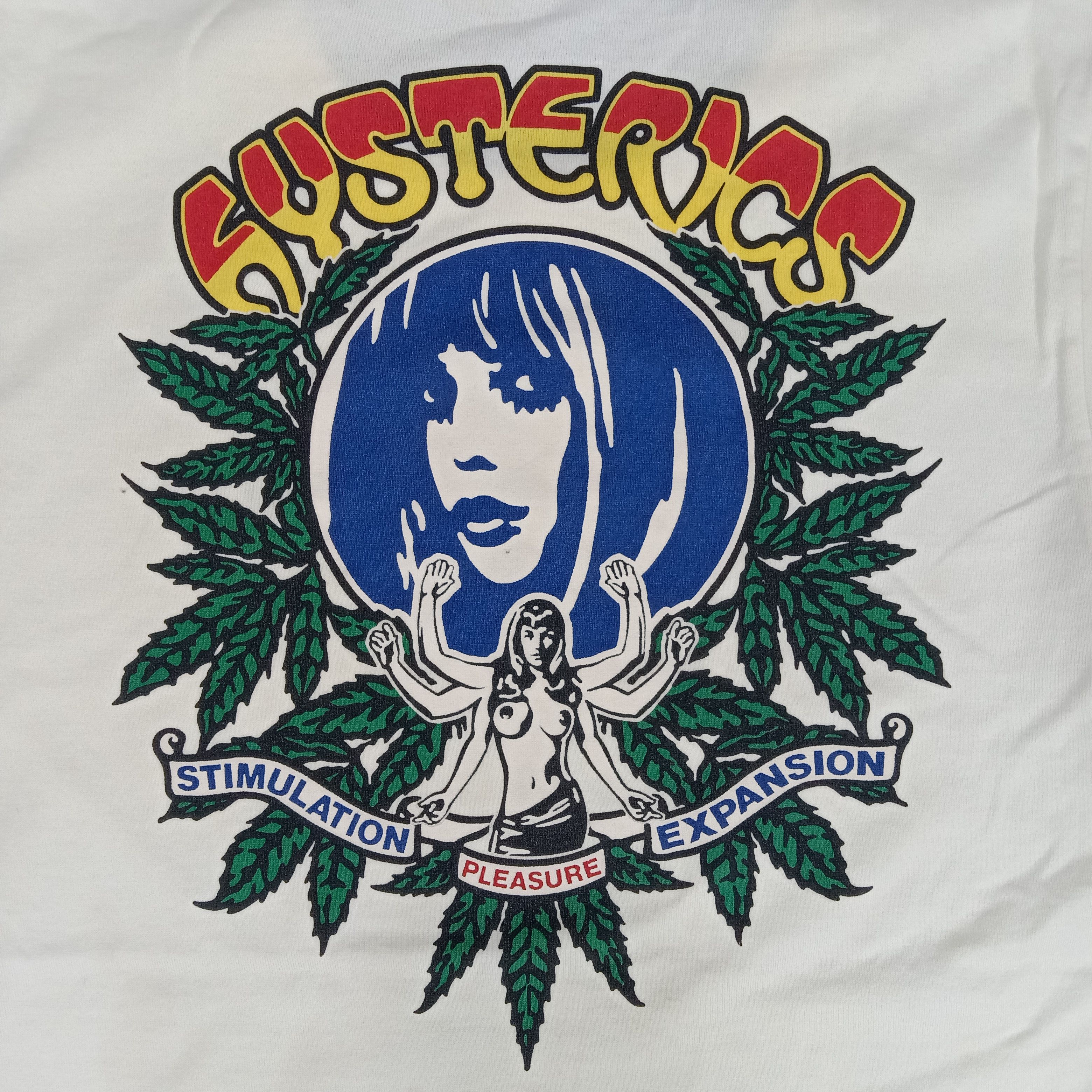 Hysteric Glamour × Japanese Brand × Vintage Hysteric Glamour Japanese Brand Hippie Art Tshirts Size S / US 4 / IT 40 - 2 Thumbnail