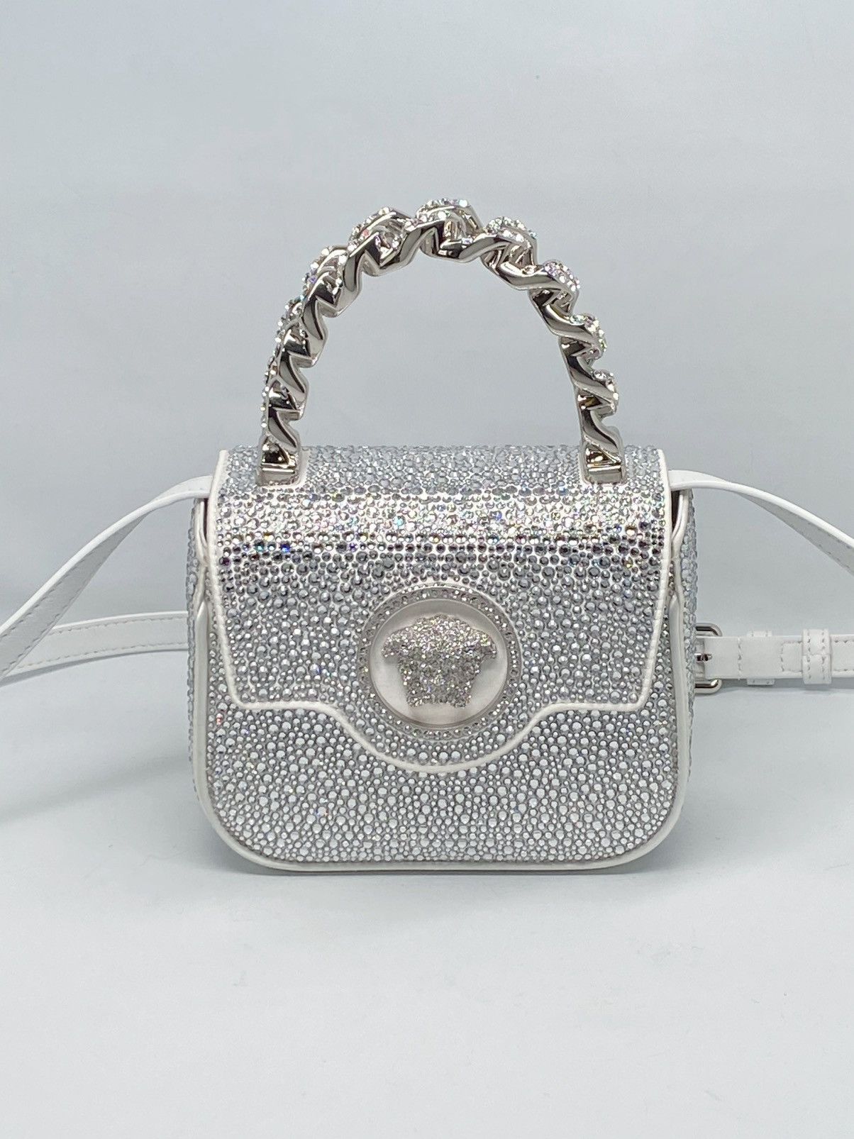 Versace Versace Crystal La Medusa Mini Bag Size ONE SIZE - 4 Thumbnail