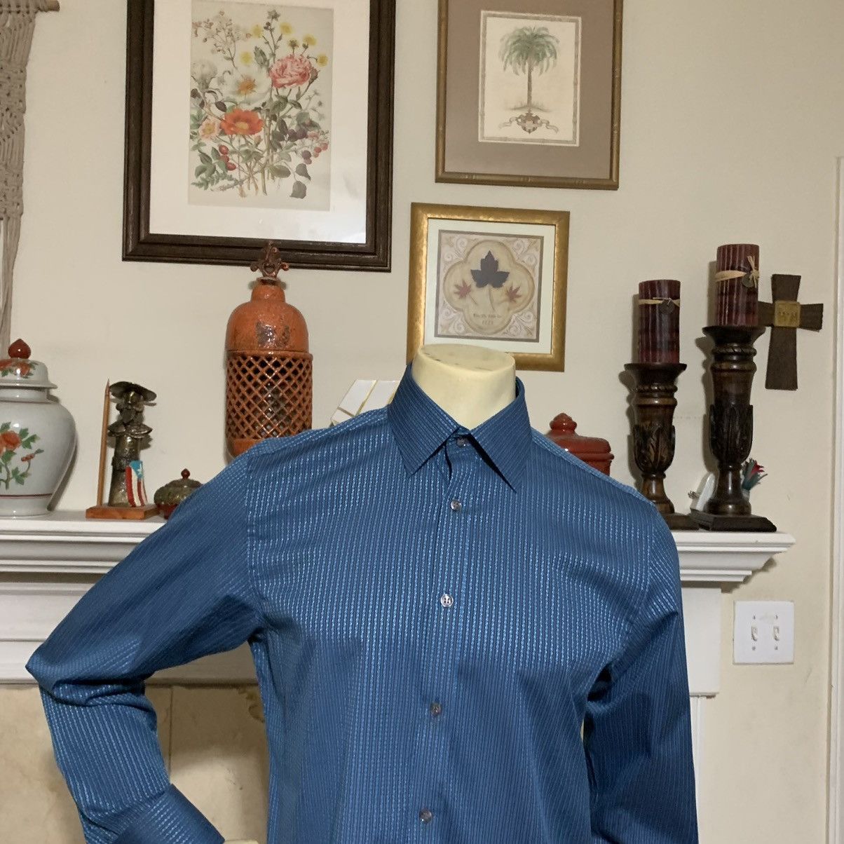 Ted Baker TB Endurance Superfine Cotton FC dress shirt Size US L / EU 52-54 / 3 - 2 Thumbnail