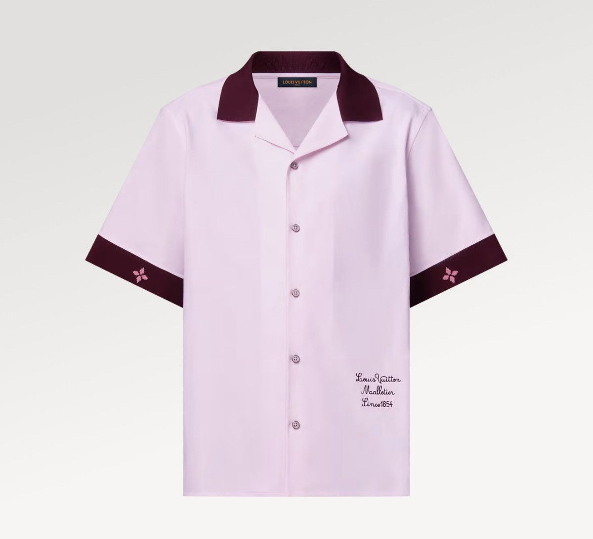 Louis Vuitton LV Rare Size🌸New Season 1AIKAD Ribbed Collar Button Up shirt Size US XL / EU 56 / 4 - 1 Thumbnail
