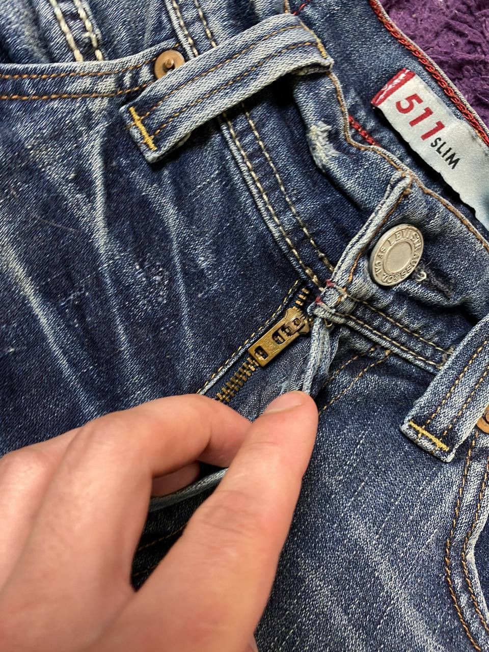 Levi's Vintage Levi's 511 Slim Denim Jeans Size 32" / US 10 / IT 46 - 14 Thumbnail