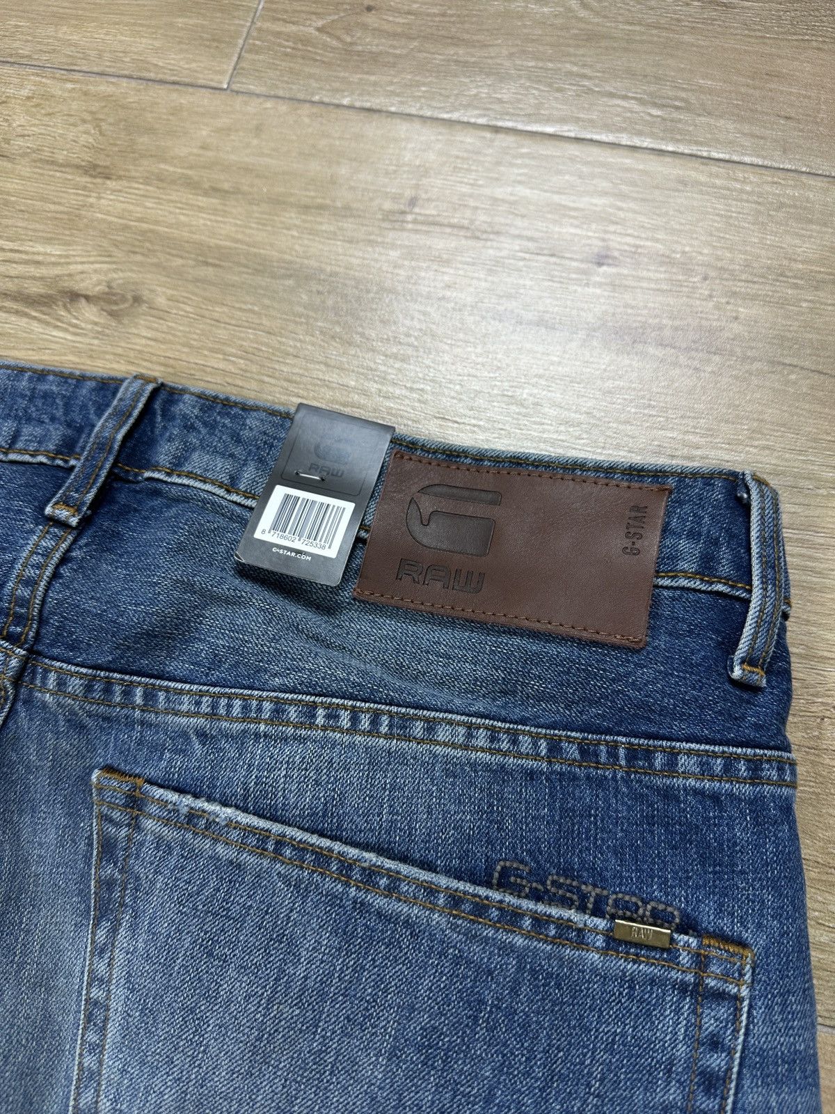 G-Star NEW🏷️ G-Star Raw 3301 Slim Denim Jeans Size US 38 / EU 54 - 12 Thumbnail