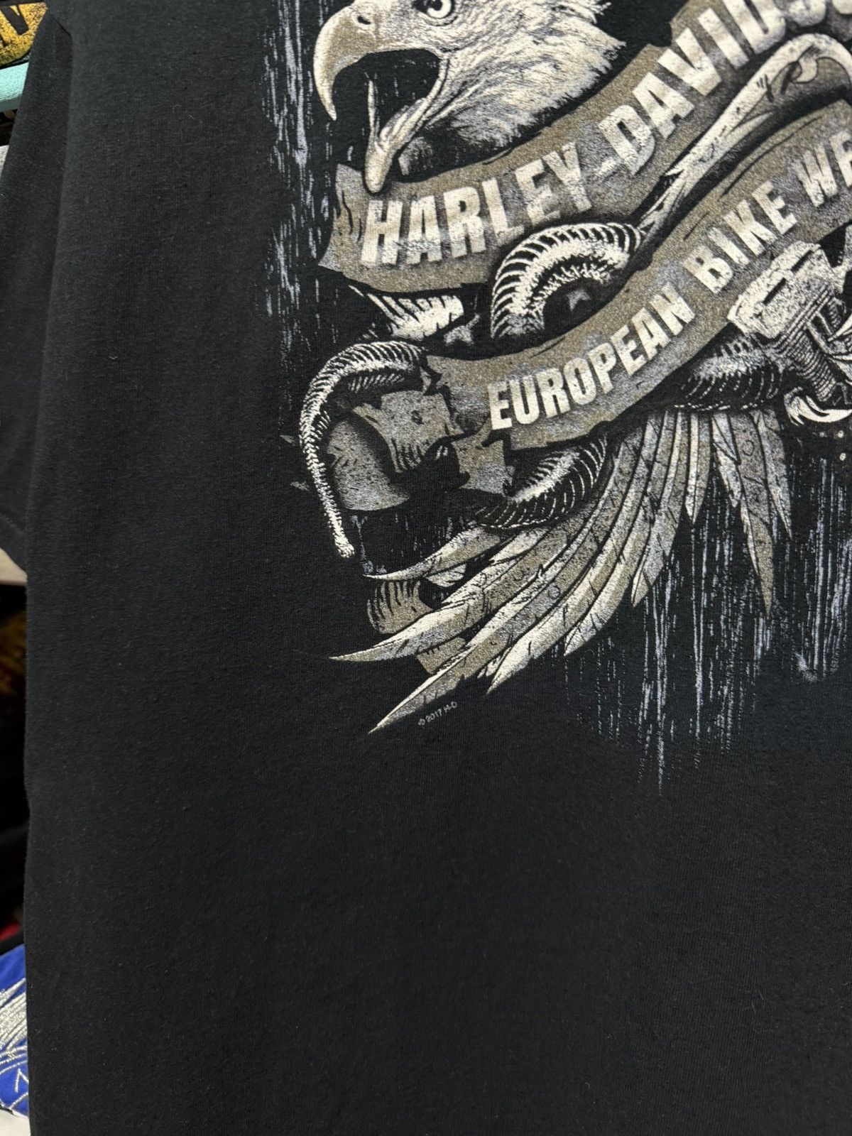 Harley Davidson Vintage 2017 Harley Davidson European Bike Week T-Shirt Y2K Size US XL / EU 56 / 4 - 6 Thumbnail