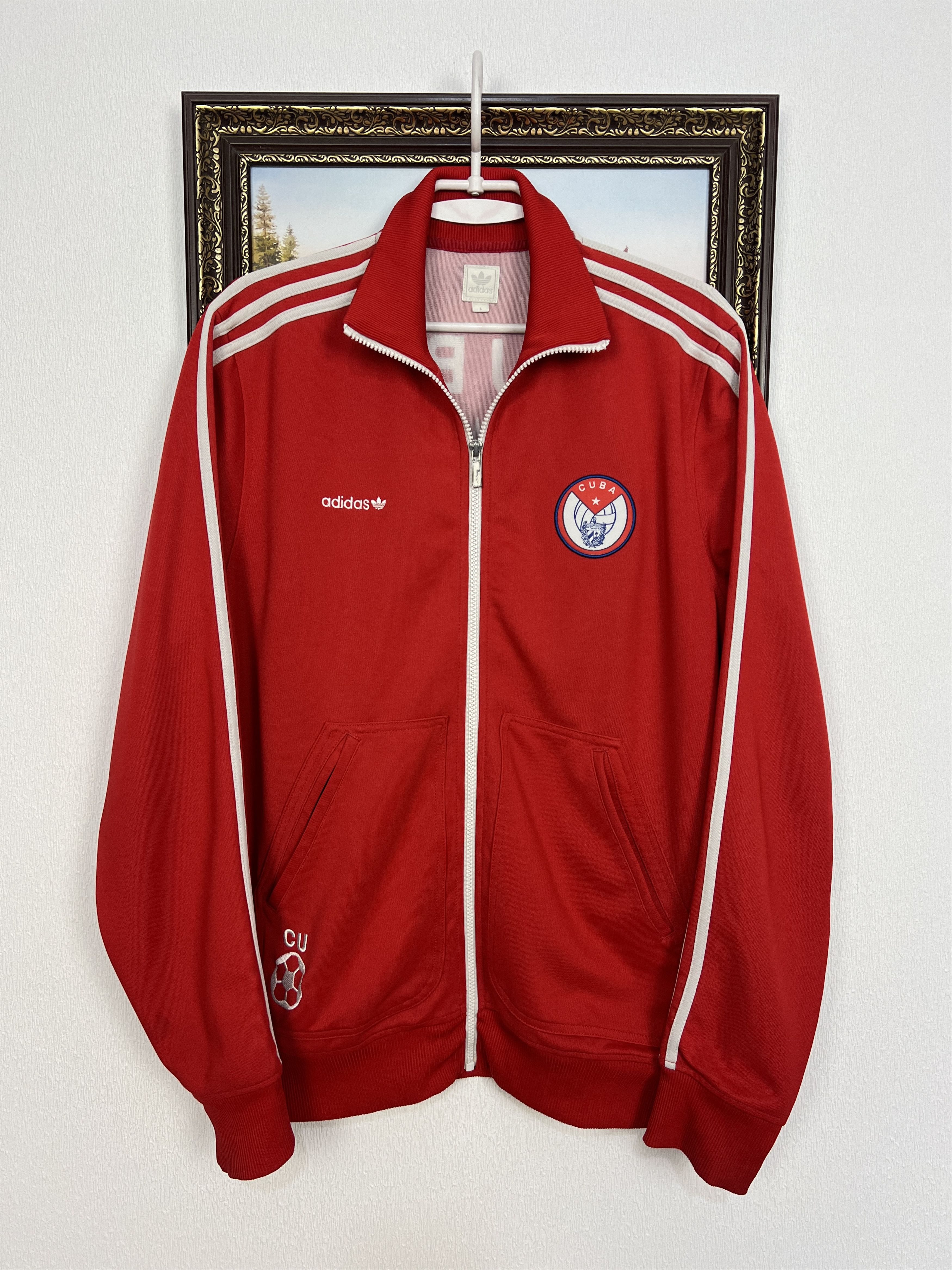 Adidas Rare Adidas Cuba Football Jacket Soccer Track Top National Size US L / EU 52-54 / 3 - 1 Thumbnail