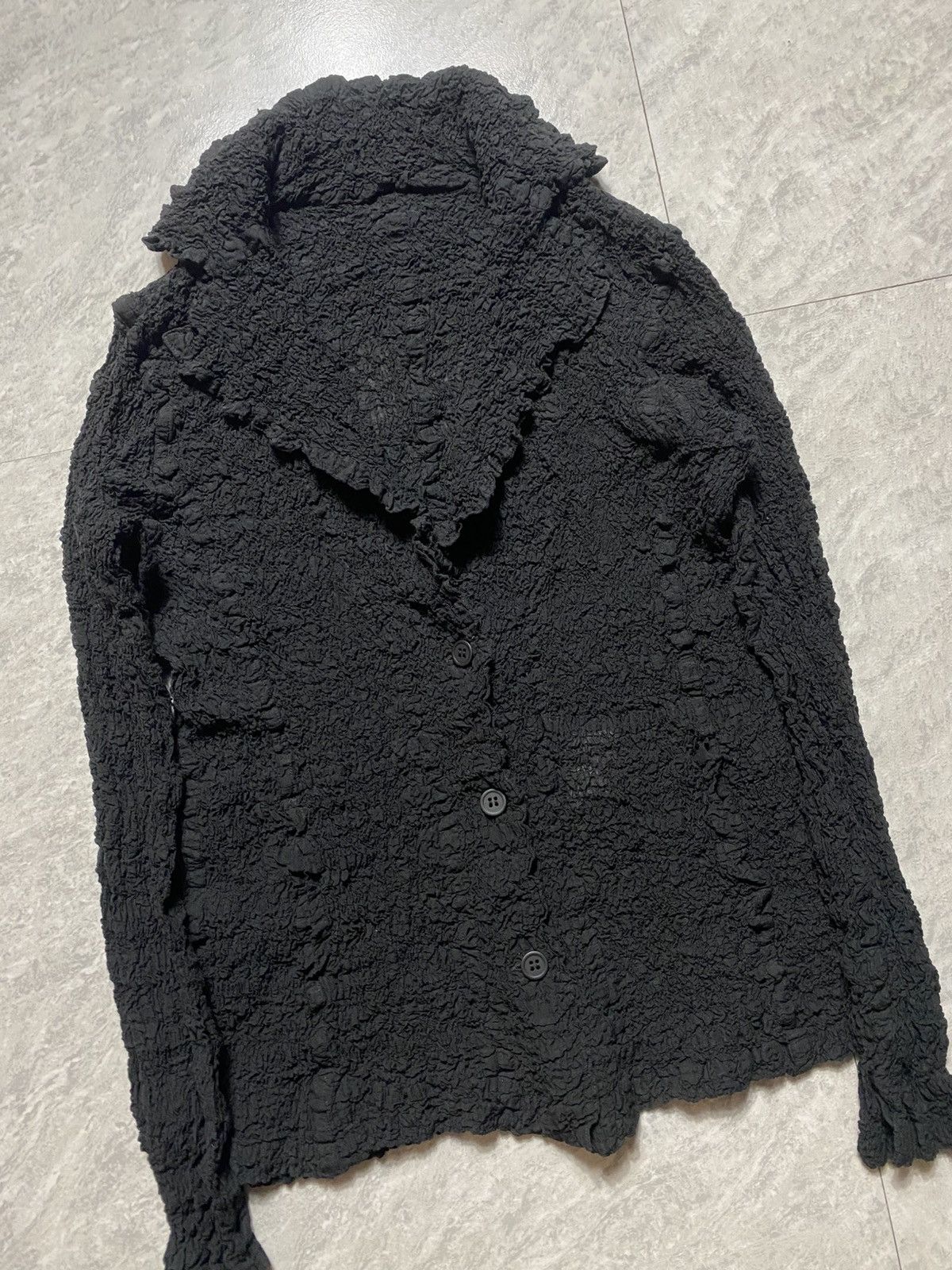 Issey Miyake ISSEY MIYAKE ME PLEATED RUFFLE BLAZER Size S / US 4 / IT 40 - 5 Thumbnail
