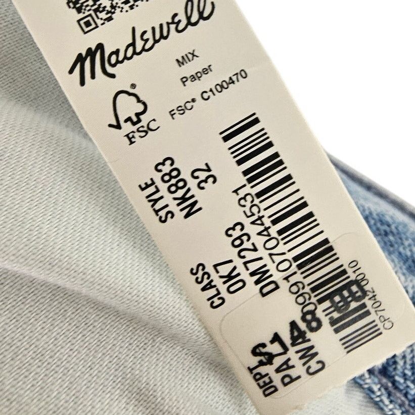 Madewell Madewell Womens Low Slung Cargo Jeans Size 32 Denim Pants Size 32" / US 10 / IT 46 - 10 Thumbnail