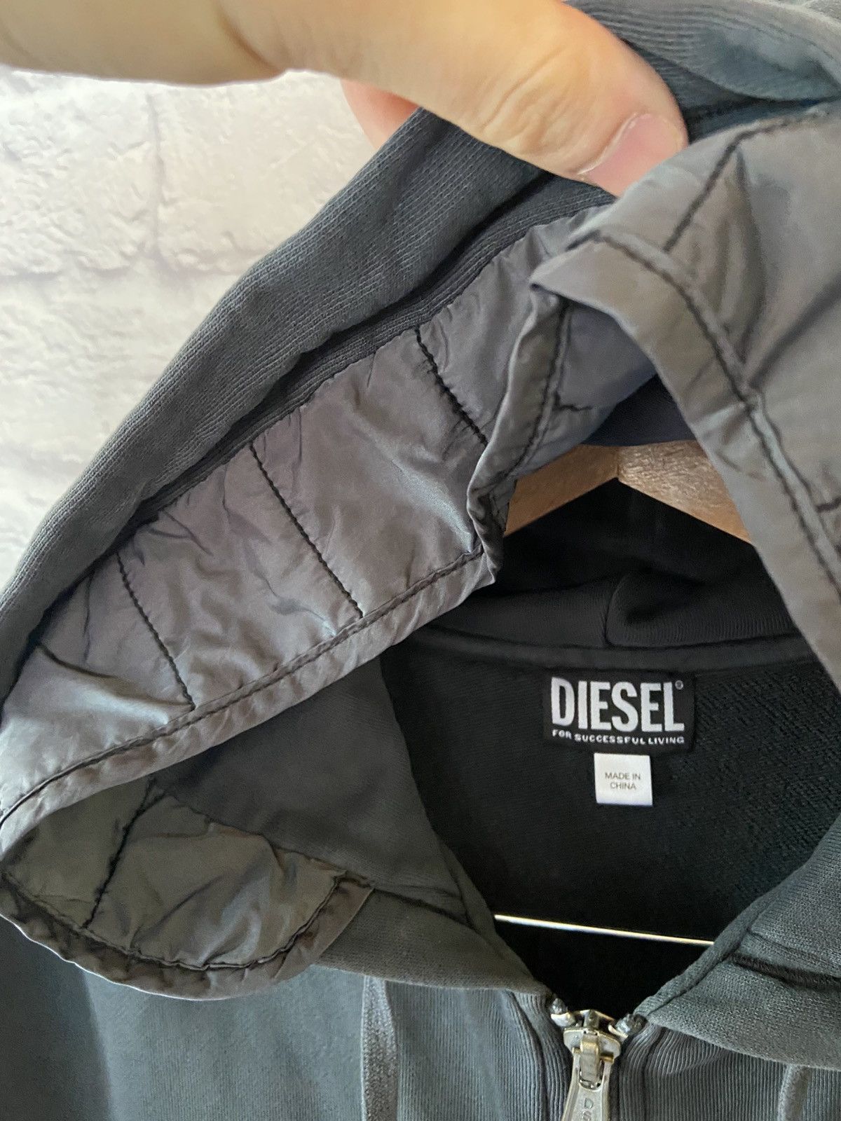 Diesel Diesel Hybrid Puffer Zip Hoodie Size US XL / EU 56 / 4 - 8 Thumbnail