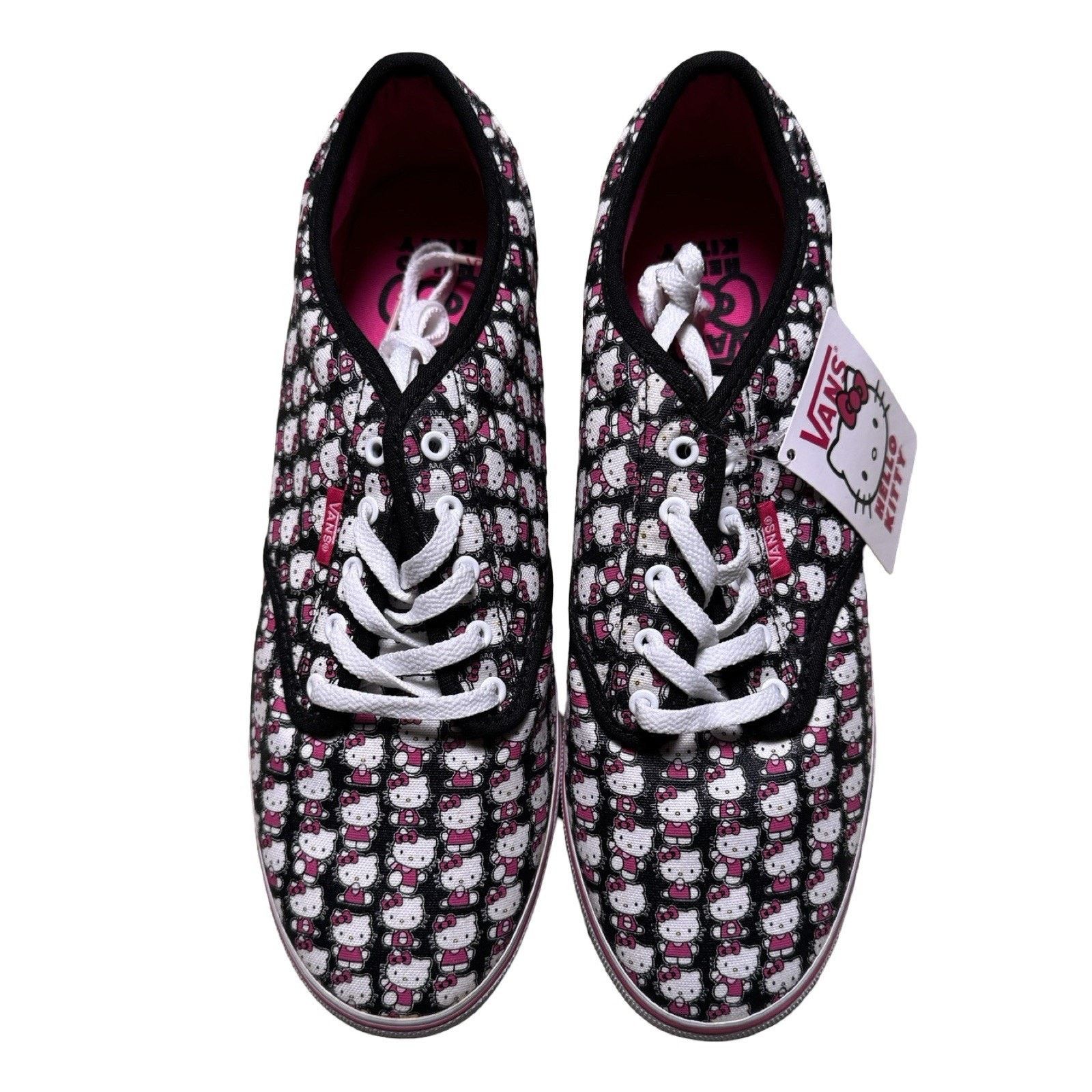 Vans VANS x HELLO KITTY ATWOOD LOW BlACK SHOES WOMEN 9 NEW in BOX Size US 9 / IT 39 - 1 Thumbnail