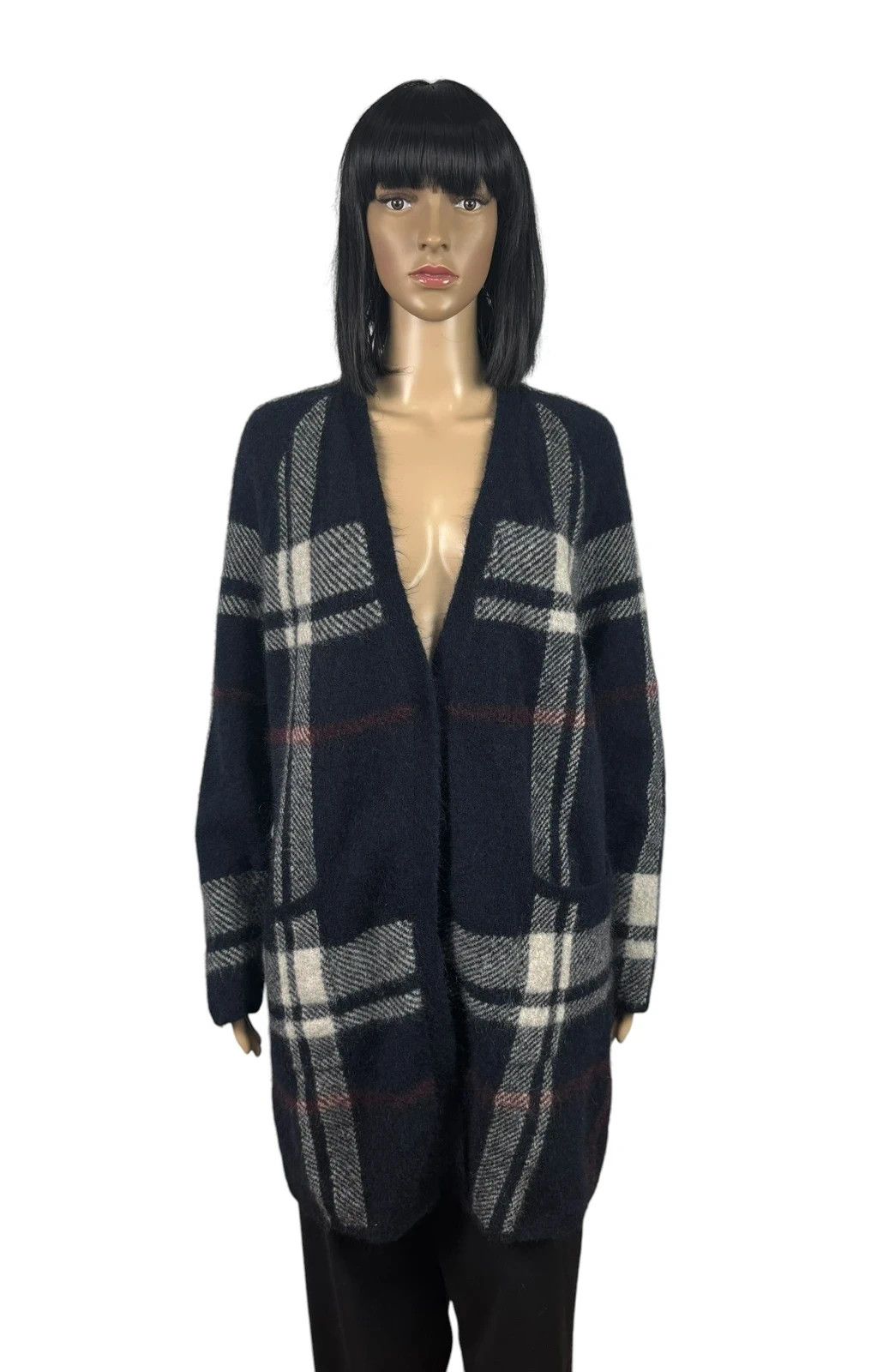Max Mara S’ Max Mara Wool Mohair Cardigan Plaid size S Size S / US 4 / IT 40 - 1 Thumbnail