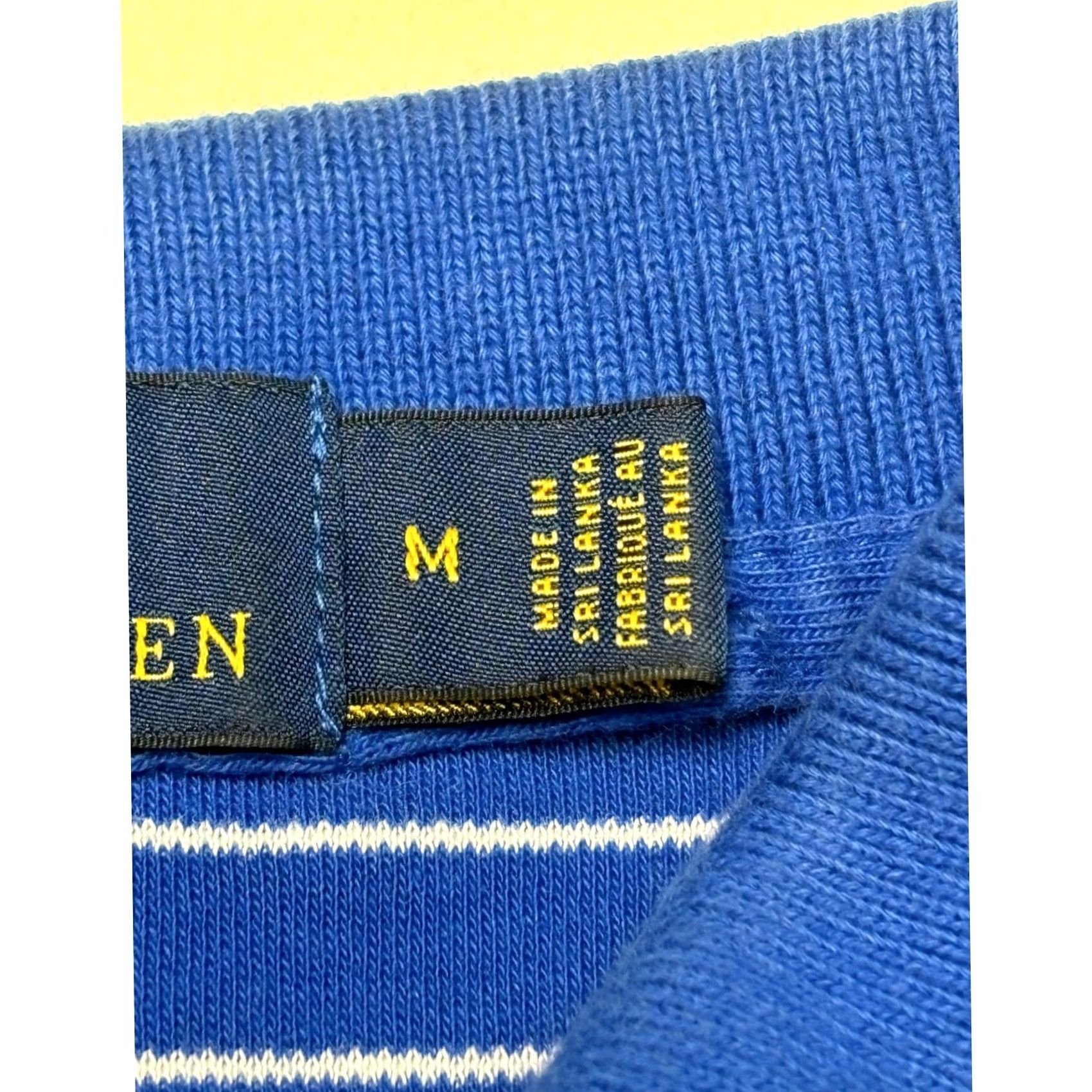 Polo Ralph Lauren Polo Ralph Lauren Polo Shirt Blue Striped Casual Golf Preppy Medium Men’s Short Sleeve Embroidered Logo Collar Classic Fit Polo Shirt Size US M / EU 48-50 / 2 - 4 Thumbnail